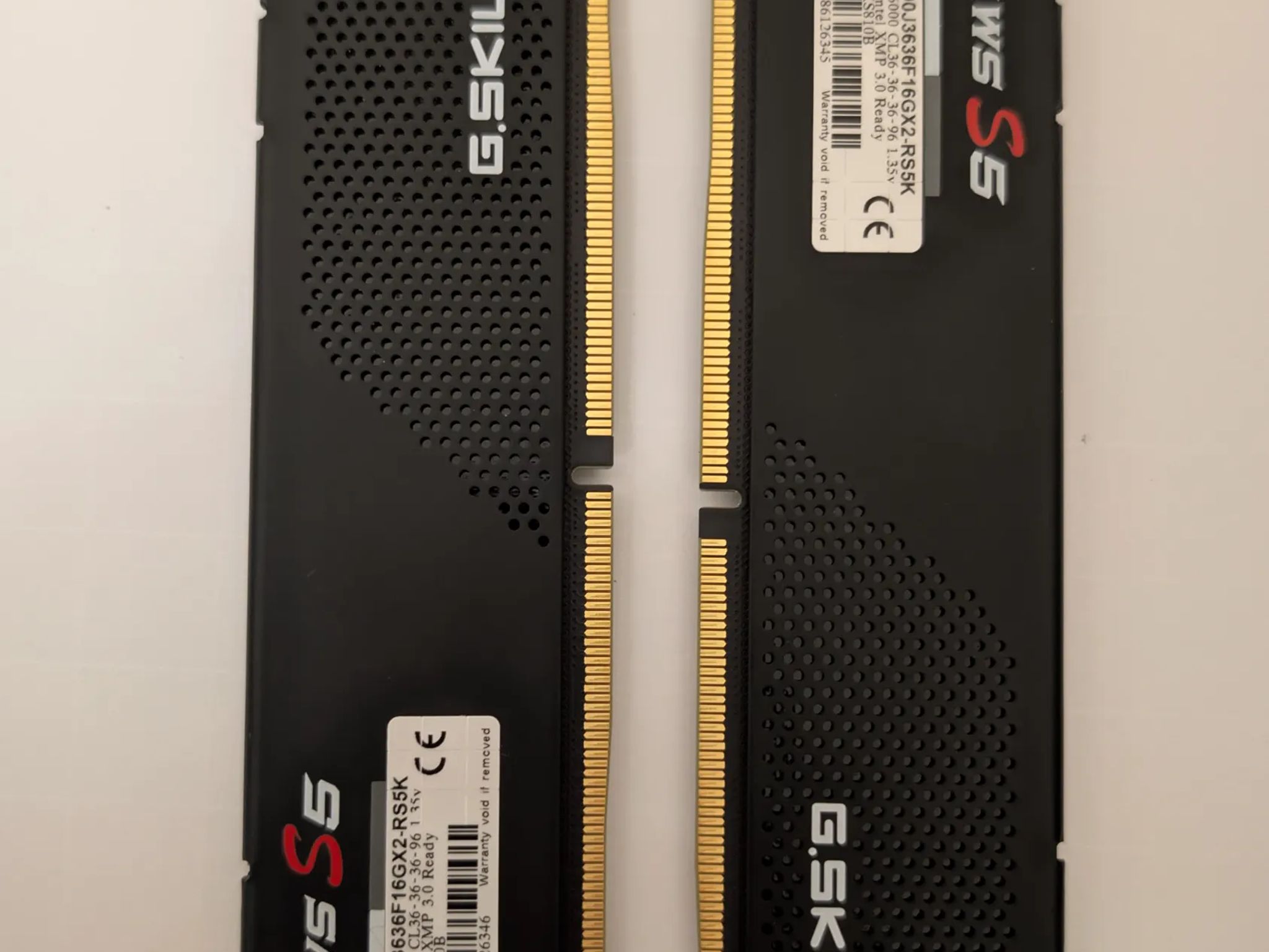 G.SKILL RIPJAWS S5 32GB DDR5 6000MT/S (2x16GB)