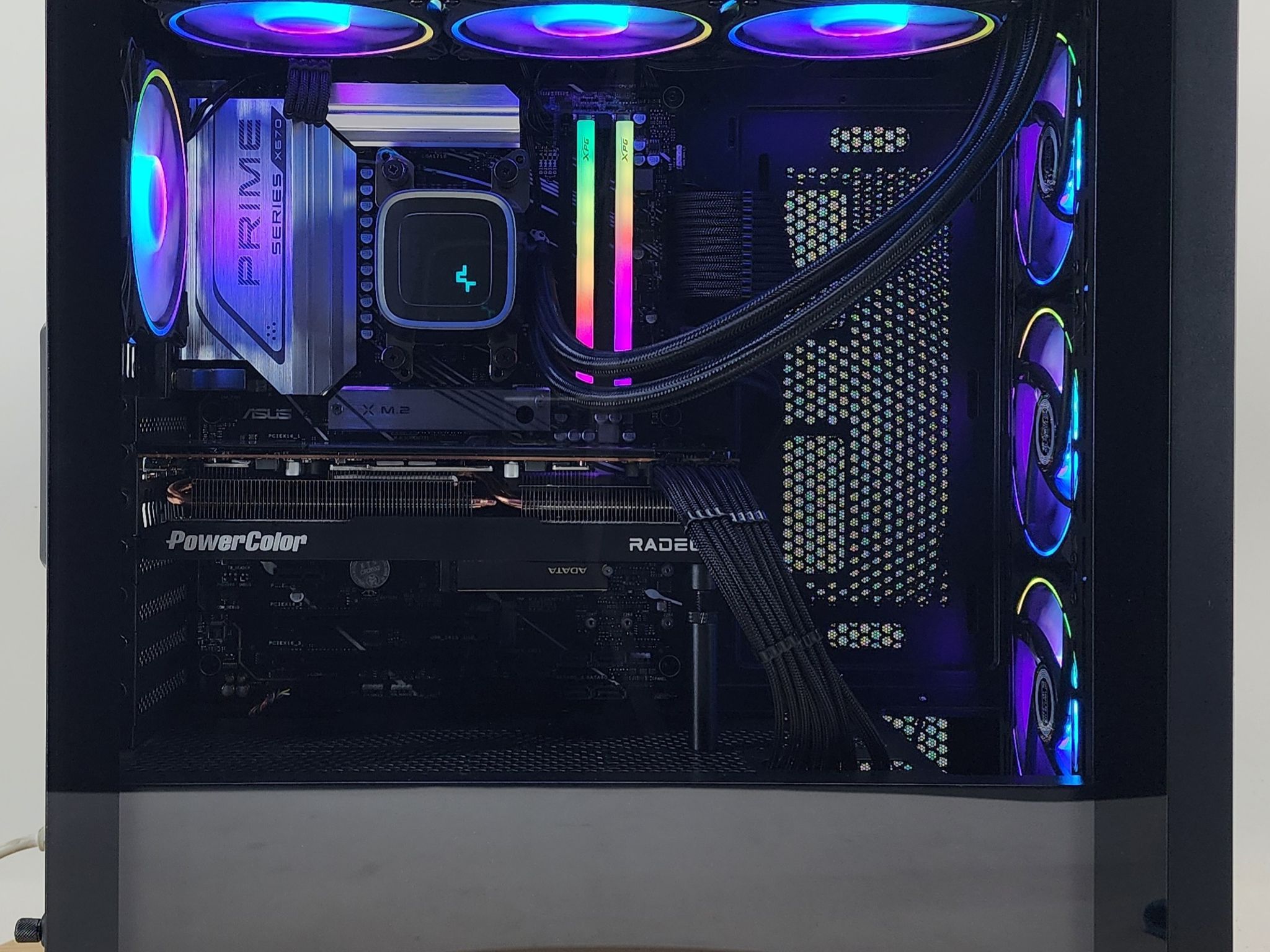 Gaming PC Ryzen 9 7900X 32GB RAM 1TB SSD RX 7800 XT 16GB Windows 11 Computer