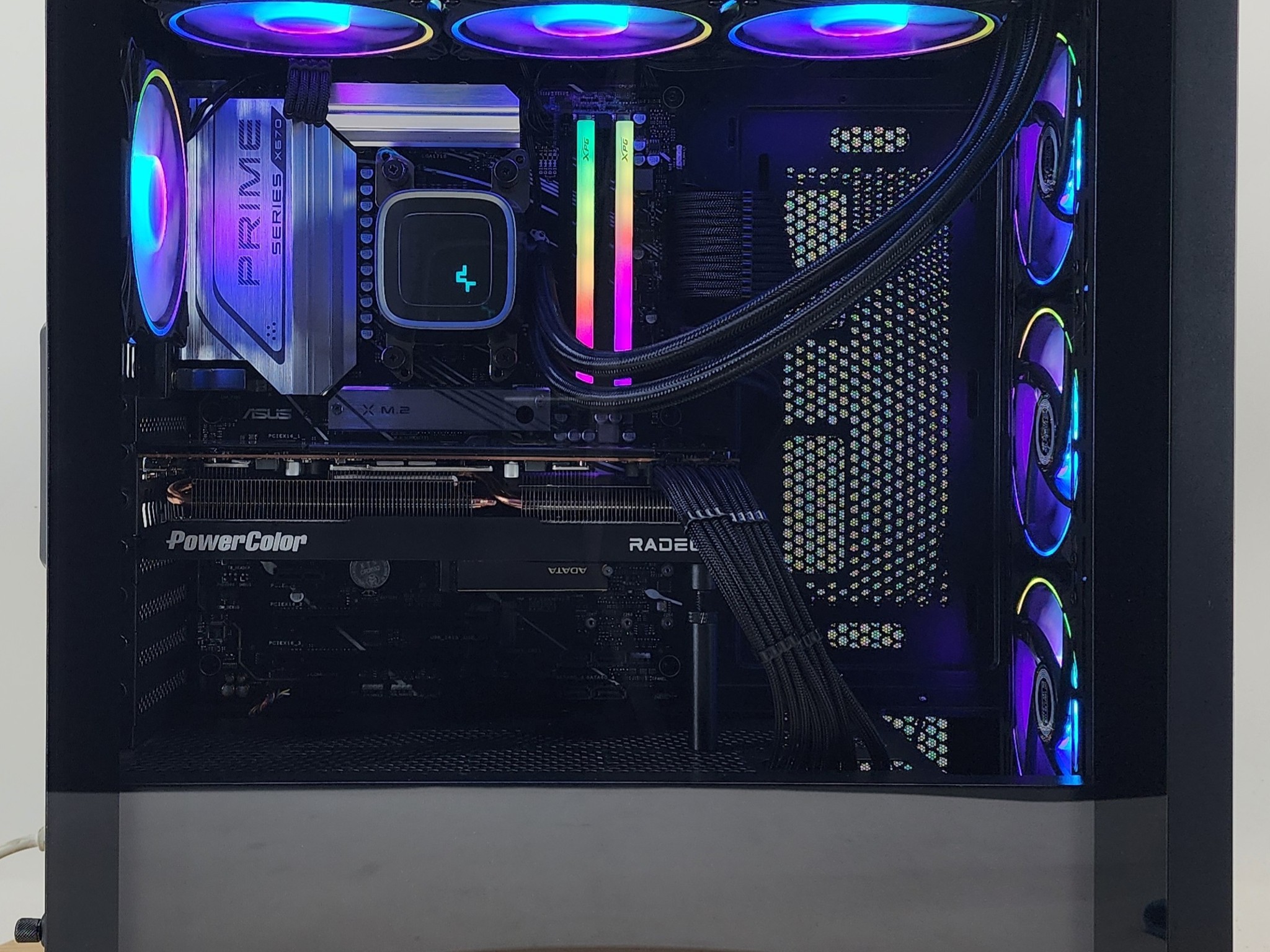 Gaming PC Ryzen 9 7900X 32GB RAM 1TB SSD RX 7800 XT 16GB Windows 11 Computer