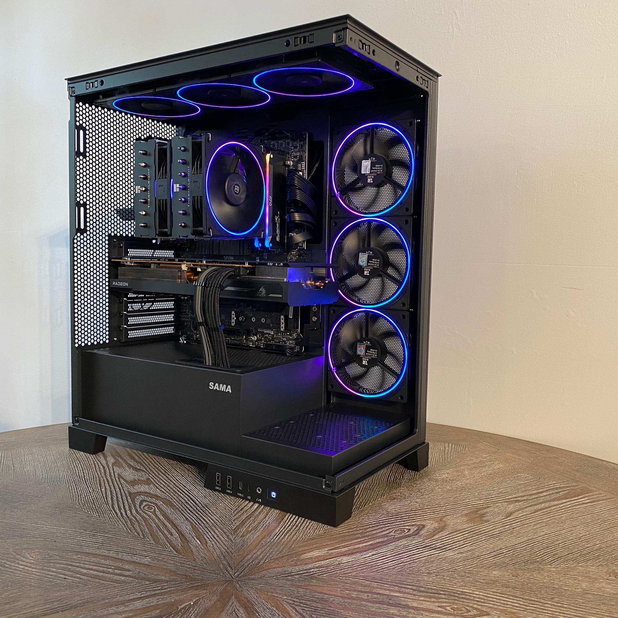 Black Opal V i9 12900K RX 6800 XT 2TB NVME 32GB DDR5 Gaming, Streaming, Editing PC