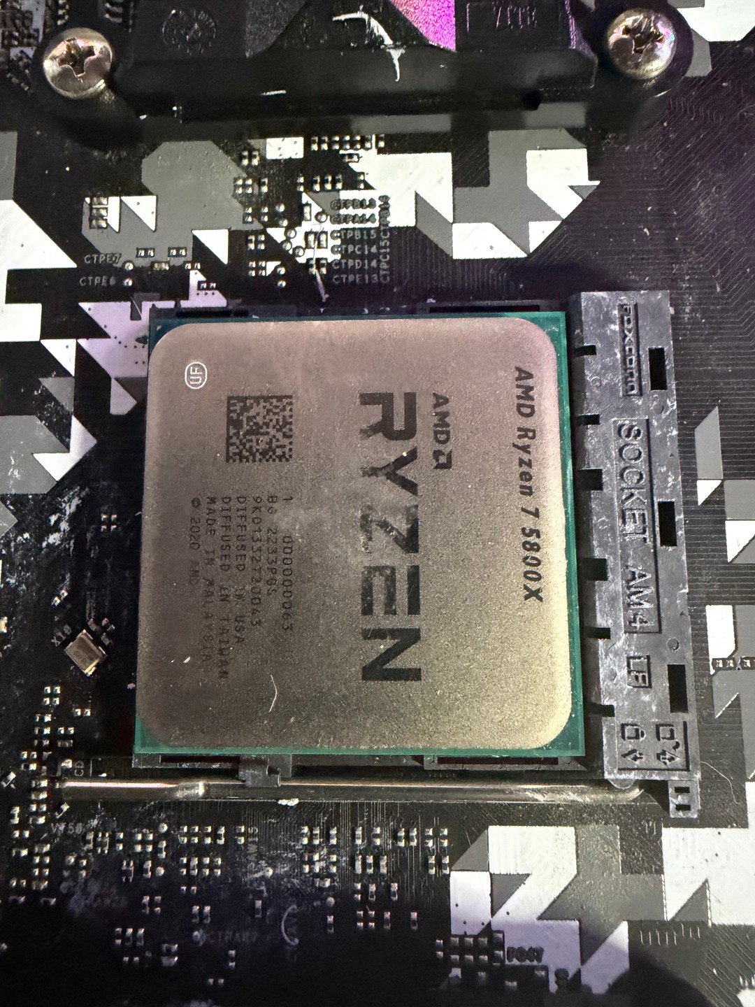 Ryzen 7 5800x, 32gb ddr4 3200mts cl16, asrock b550m steel legend