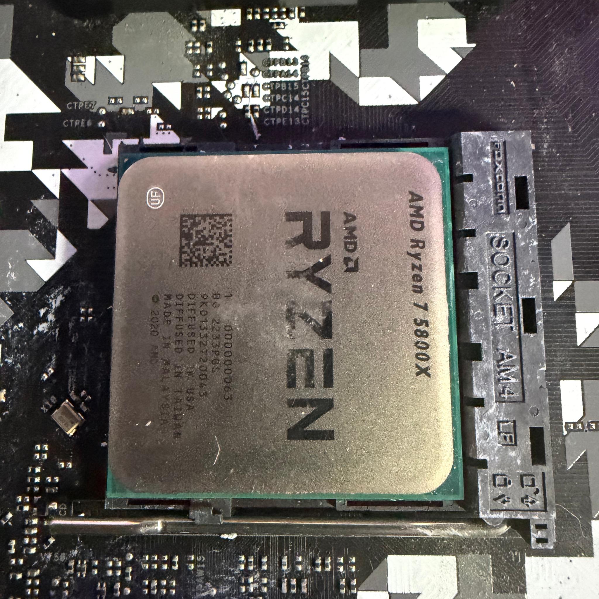 Ryzen 7 5800x, 32gb ddr4 3200mts cl16, asrock b550m steel legend motherboard