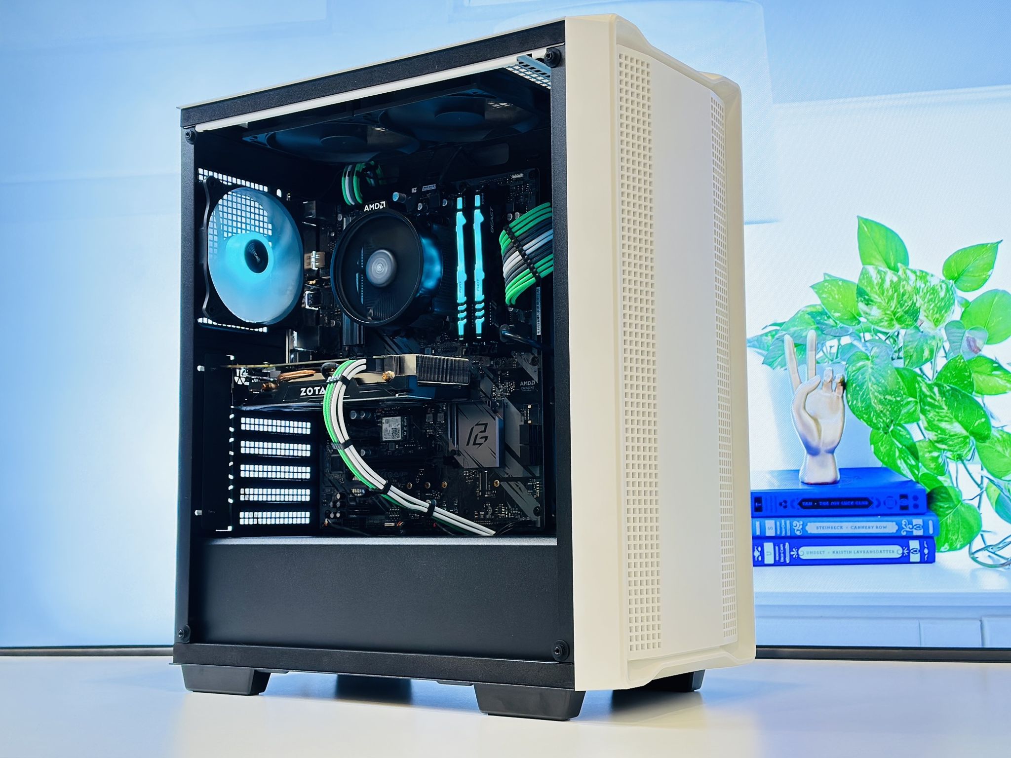 🟢Gaming PC🟢Nvidia GTX 1070 8GB🟢AMD Ryzen  3100 🟢16GB DDR4🟢500GB SSD NVME