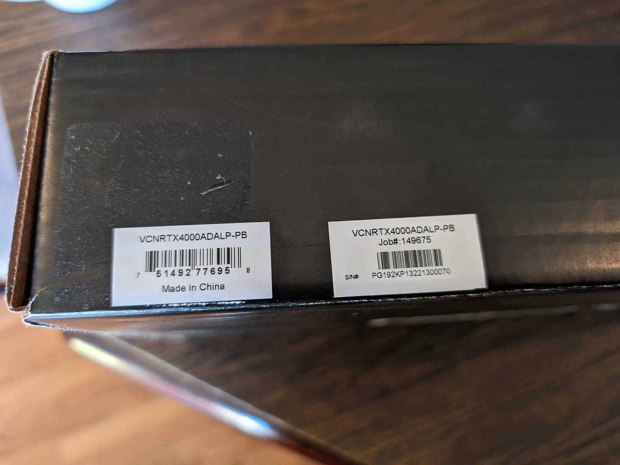 PNY NVIDIA RTX 4000 SFF Ada Generation Graphics Card 20GB GDDRR6 ECC