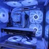 Liquid cooled Arctic Rig Ryzen 5 / 32GB DDR4 / 1TB SSD / RTX 3060 ti