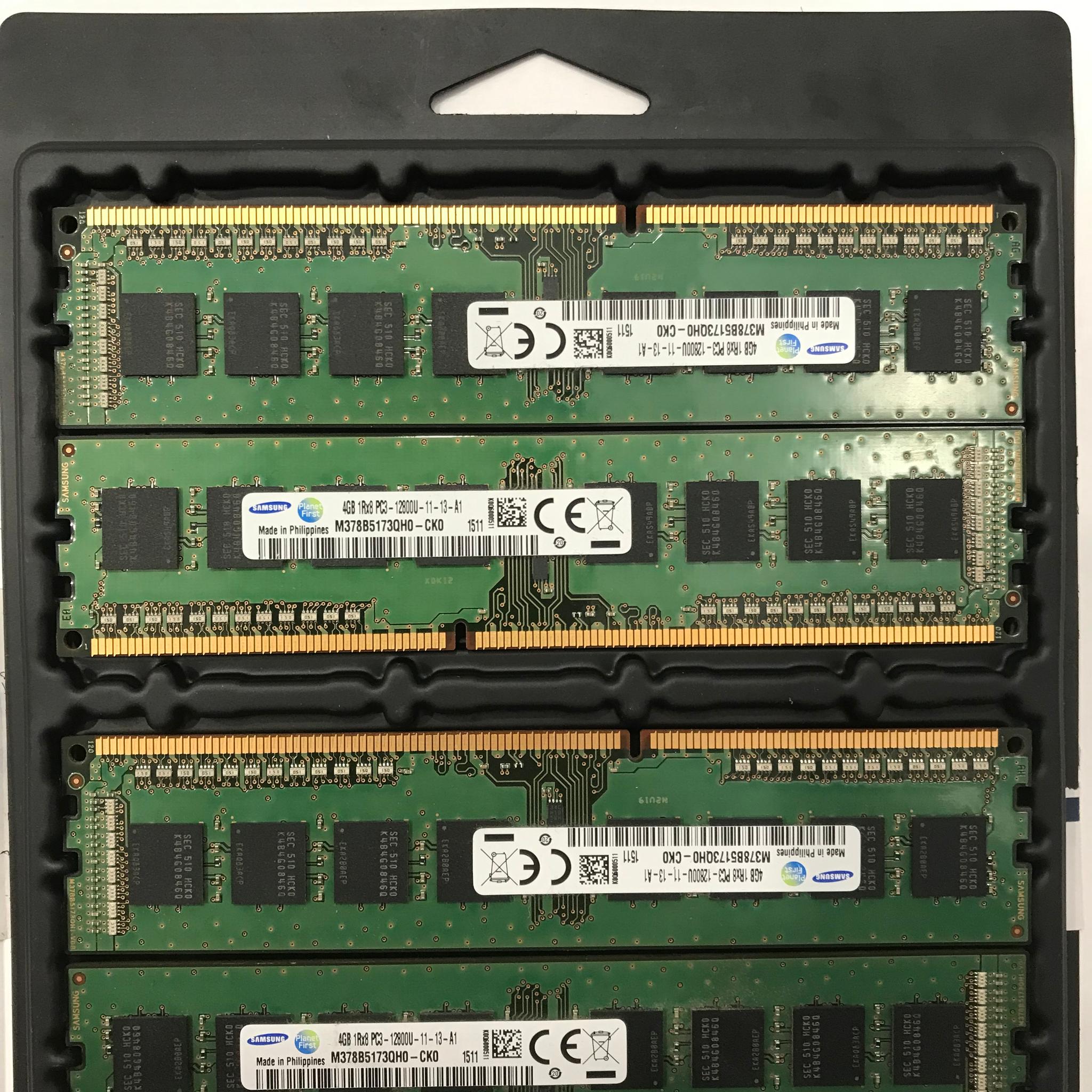4 Sticks of Samsung 4gb DDR3 Ram