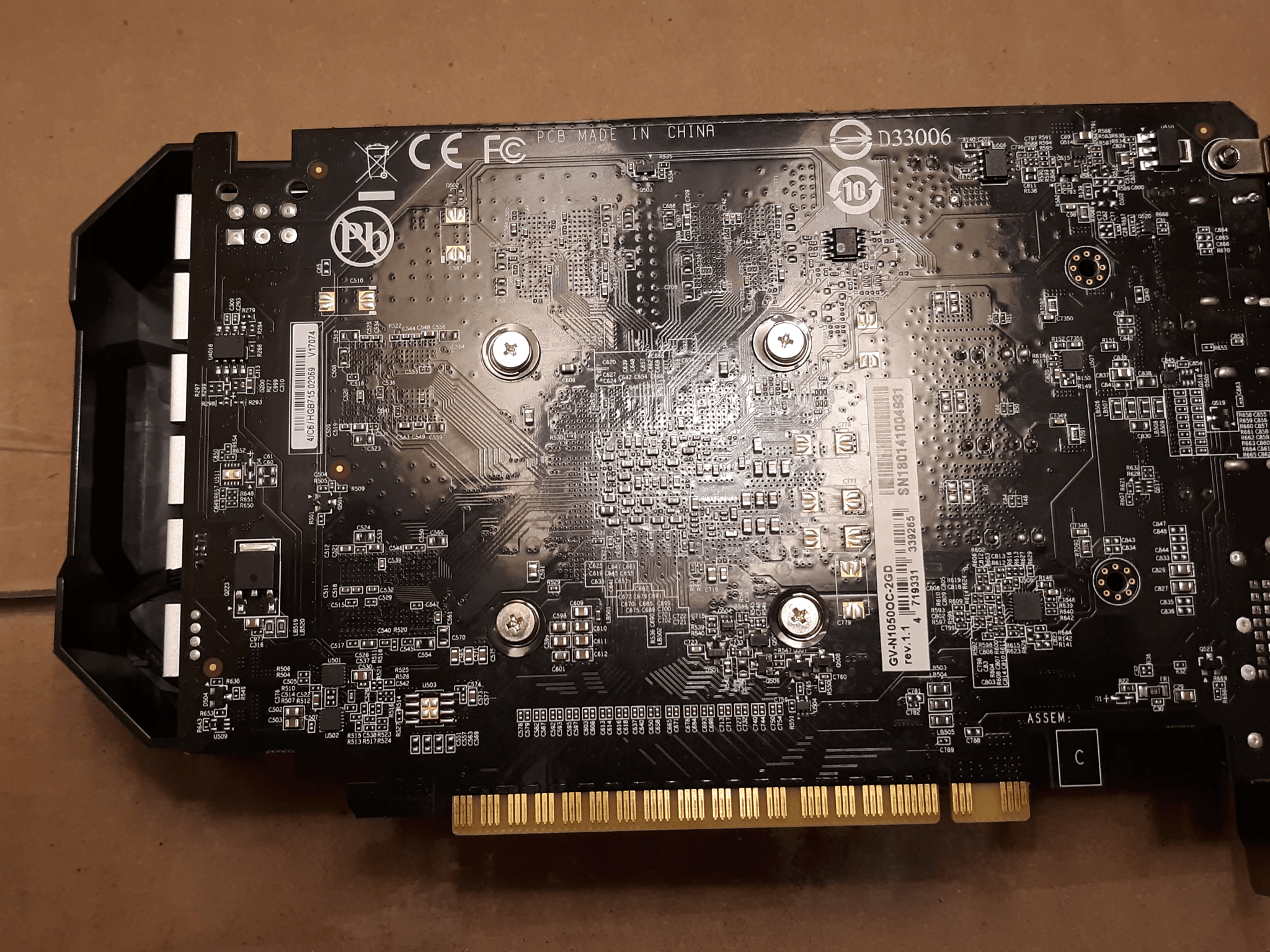 GIGABYTE GeForce GTX 1050 OC 2 GB GDDR5