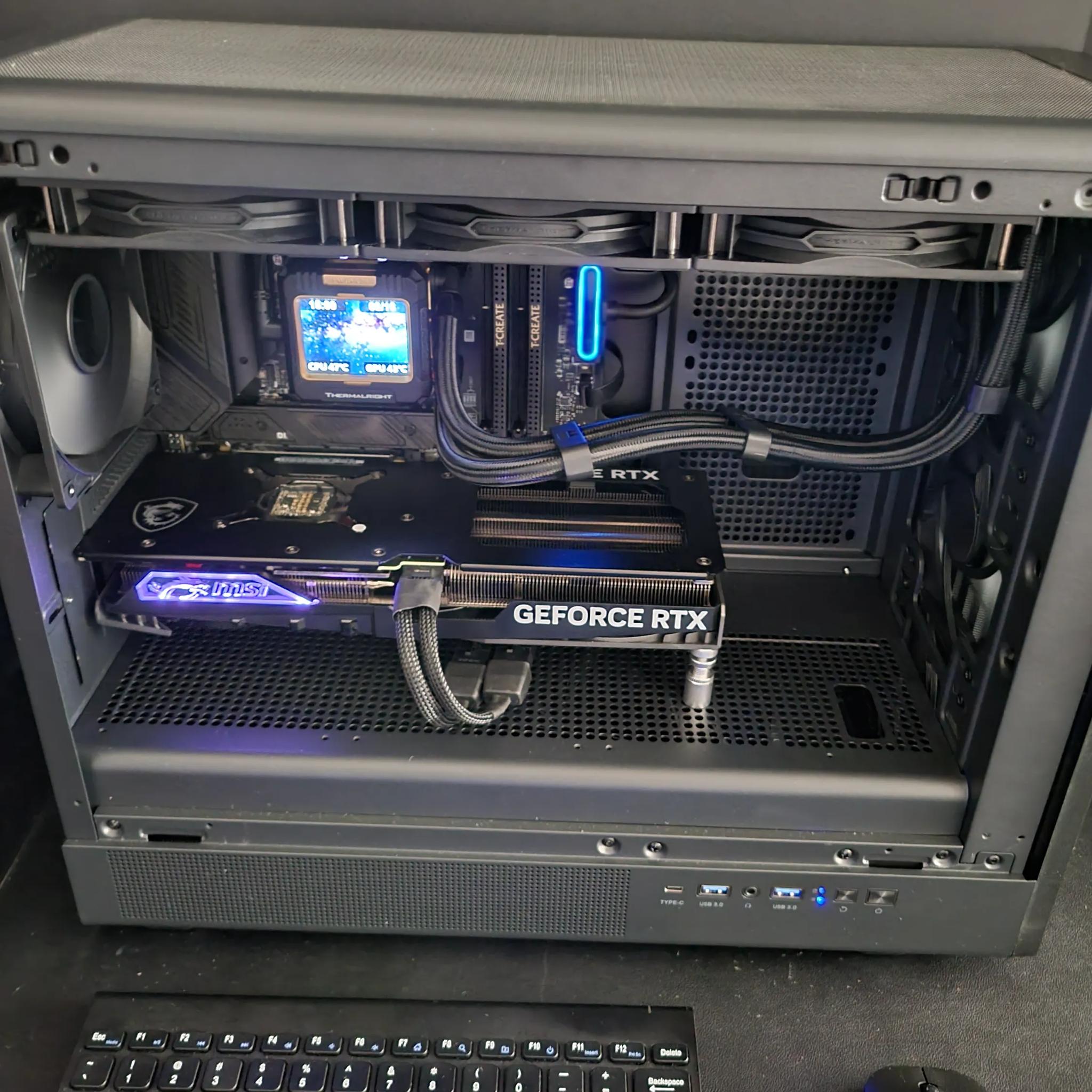 🚀 AM5 Micro ATX Build w/ RTX 4070S, Win11 Pro, 360 AIO, RGB 24-pin & 2TB Gen4 SSD 🔥