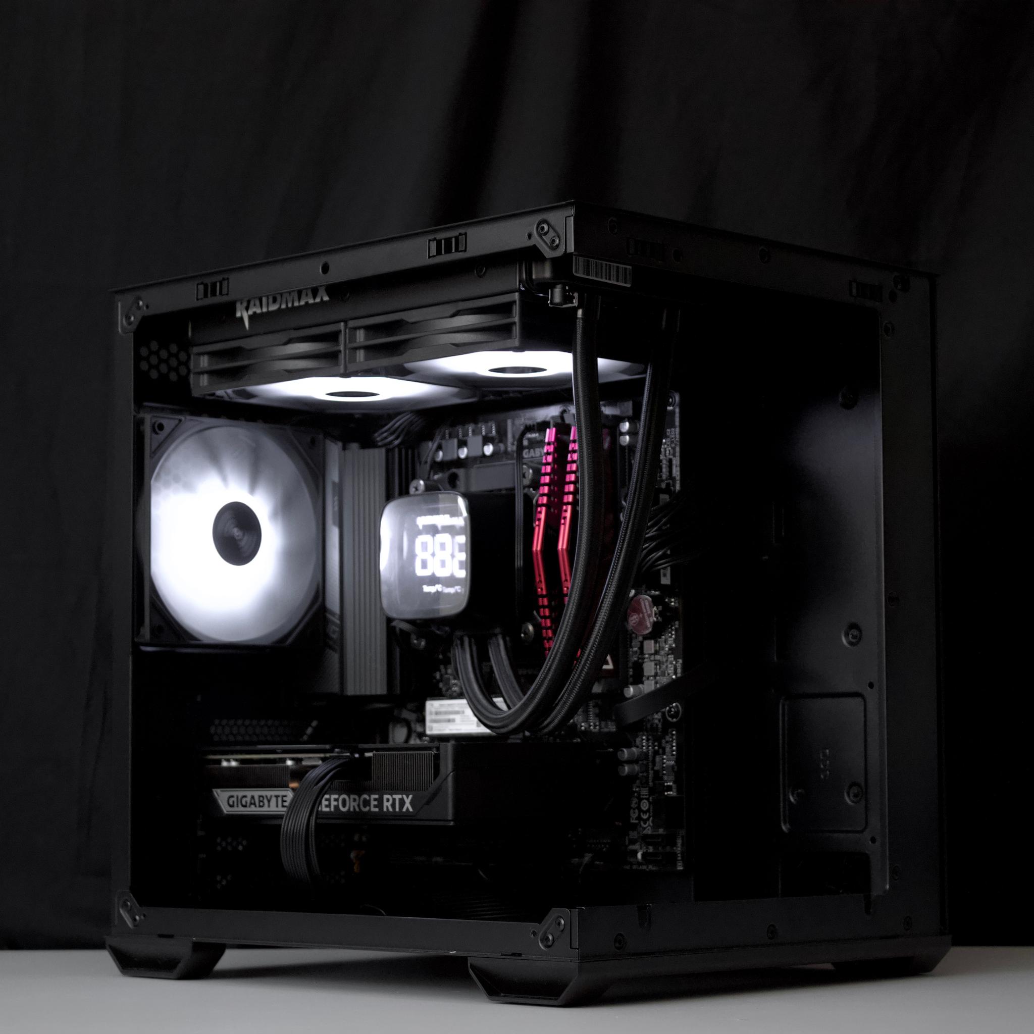 ♠️♥️Black Gaming PC – RTX 5060 TI, Ryzen 5 5600, 16GB RAM, 1TB SSD - WiFi, BlueTooth ♠️♥️
