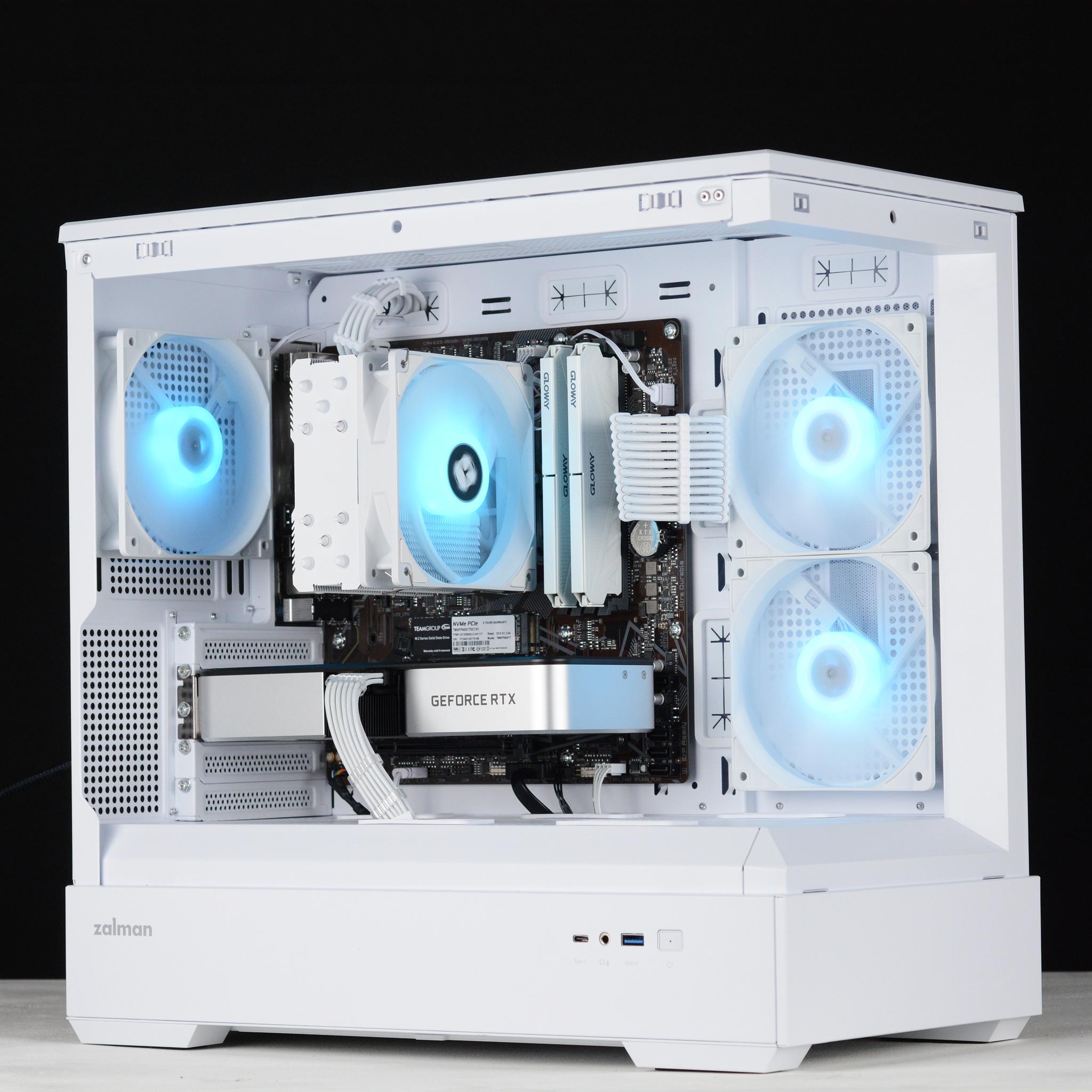 ⚪⚪ Pearl: 1080p/1440p Streaming and Gaming PC | RTX 3060 Ti, Ryzen 7, 32GB DDR4, 1TB SSD, WiFI