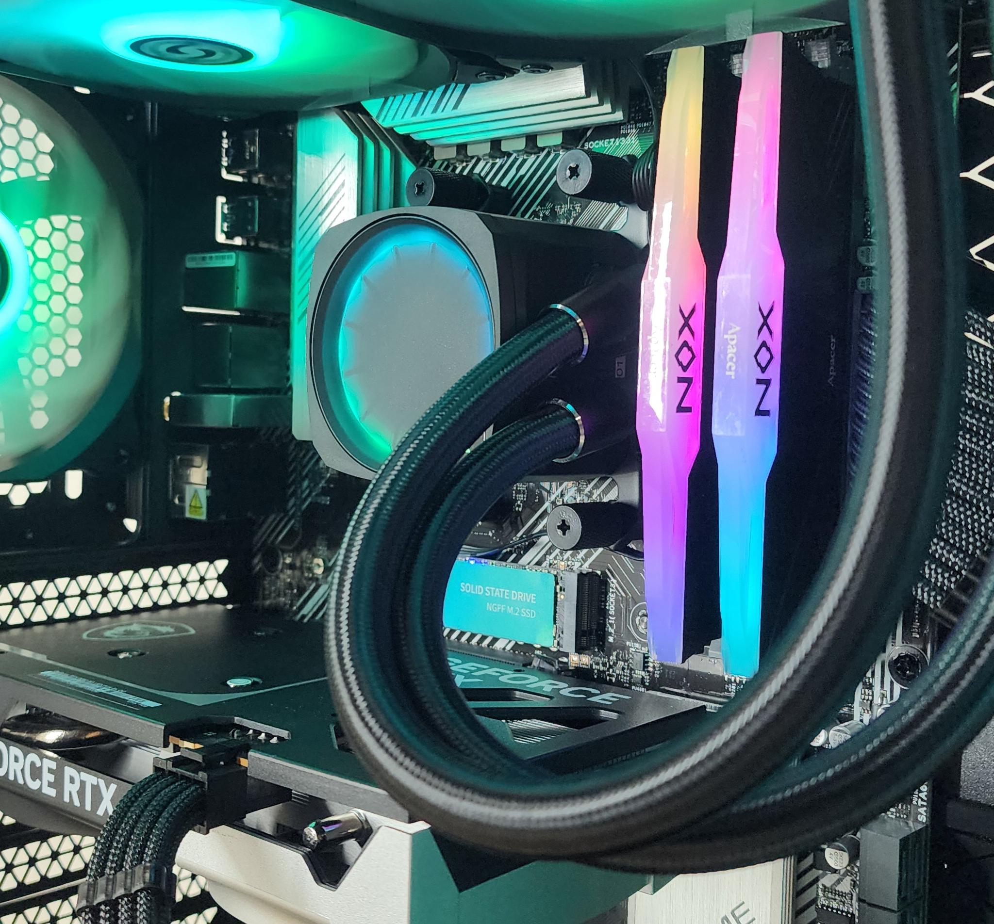 Gaming PC Ryzen 7 5700X 16GB RAM 1TB SSD RTX 5060  8GB Windows 11 Computer