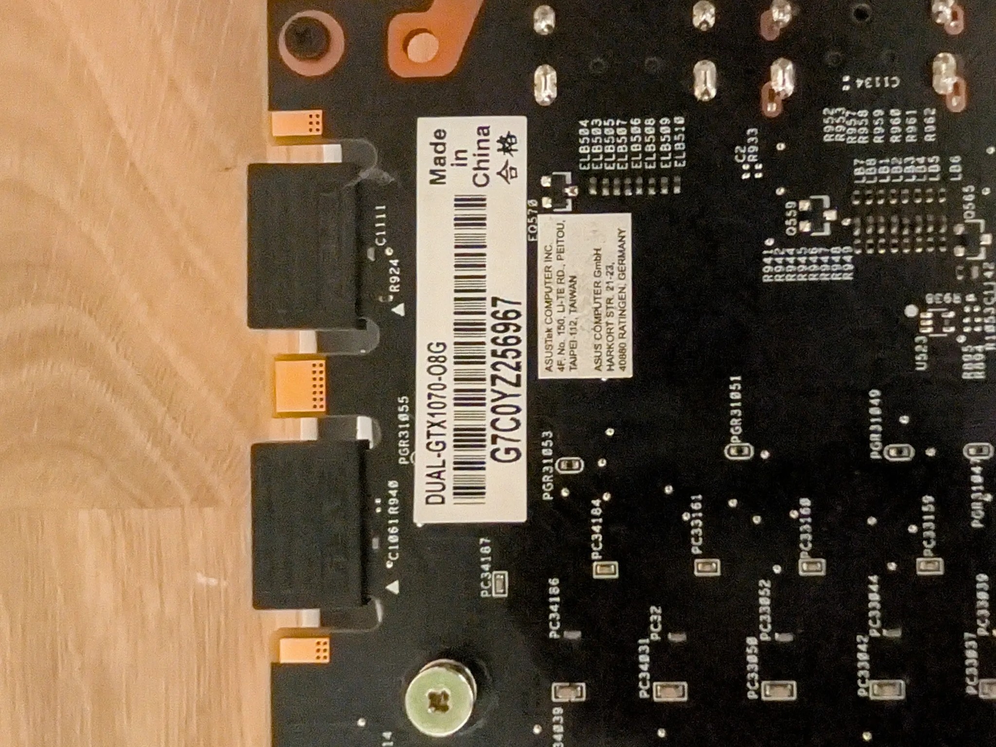 GeForce Dual GTX 1070 Gaming x 8G