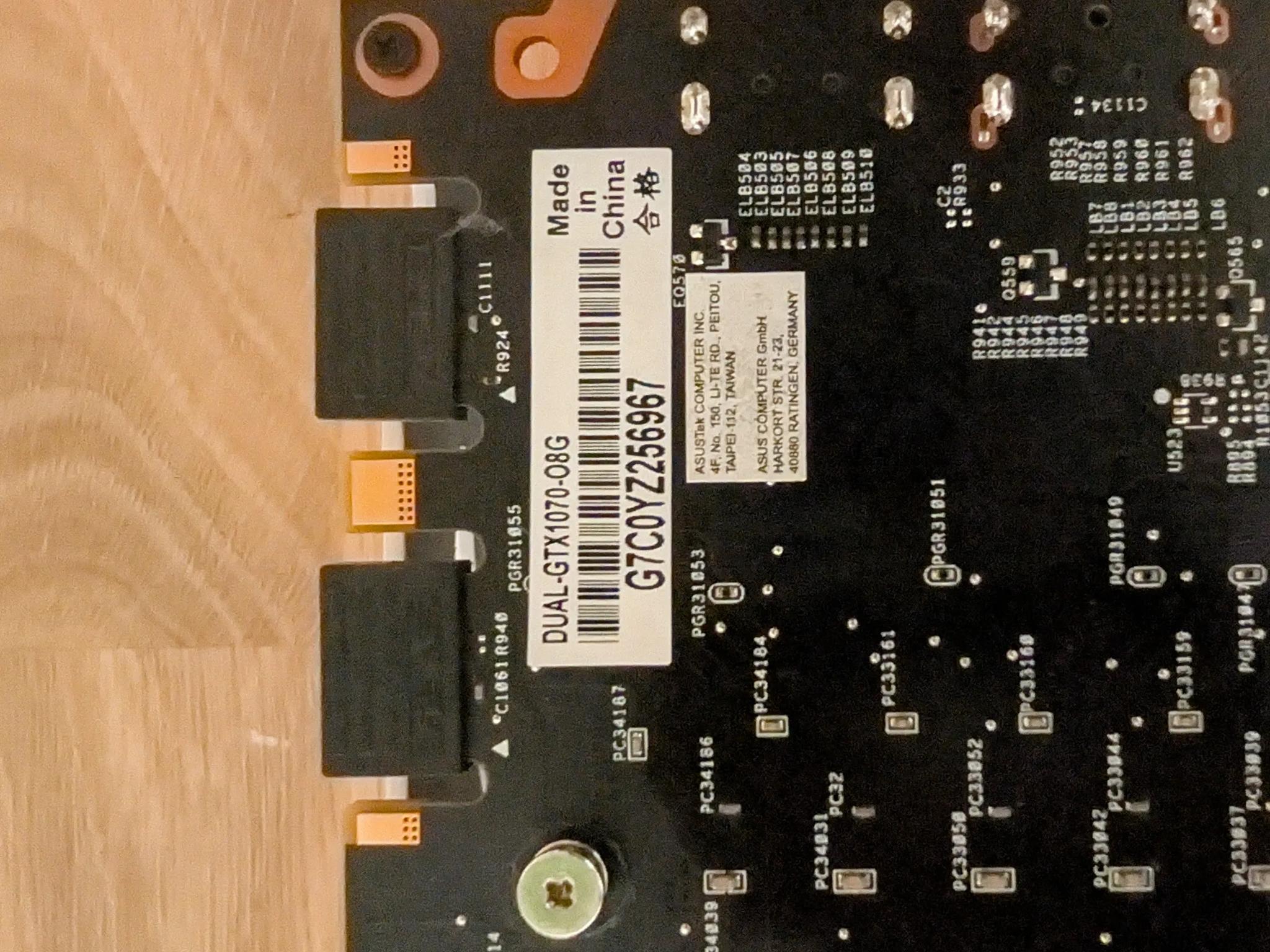 GeForce Dual GTX 1070 Gaming x 8G