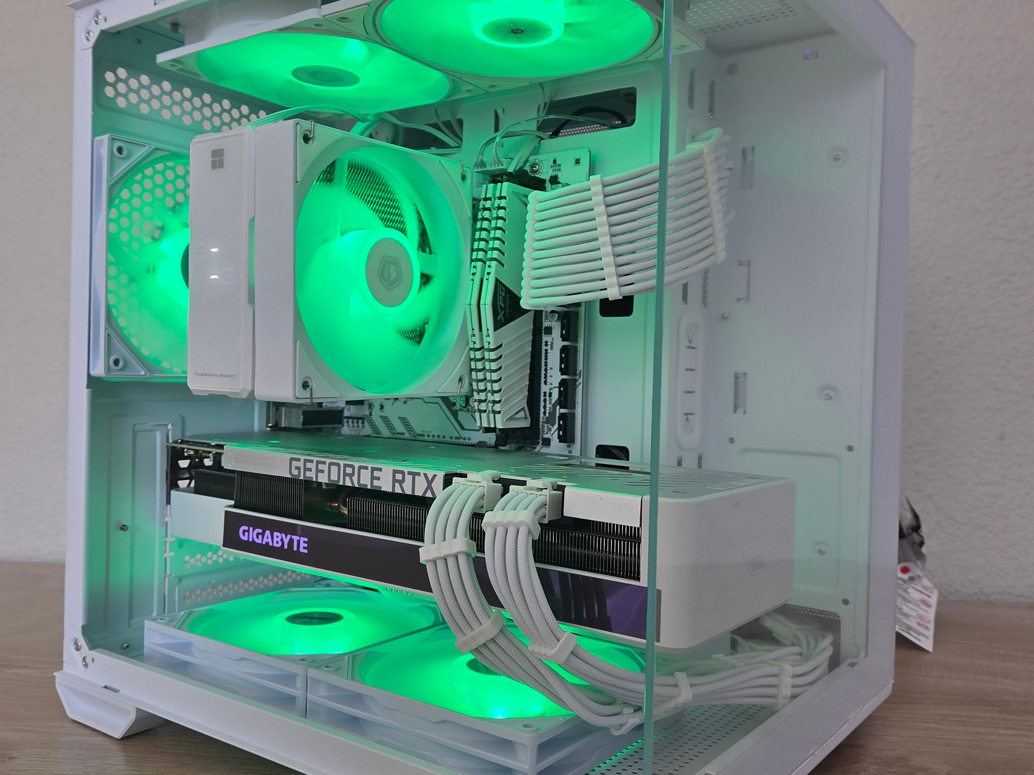 ❄️🤍 Frost vision Pro | RTX 3070 Ti Vision OC | Ryzen 5 5500 | LCD Display Cooler  🤍❄️