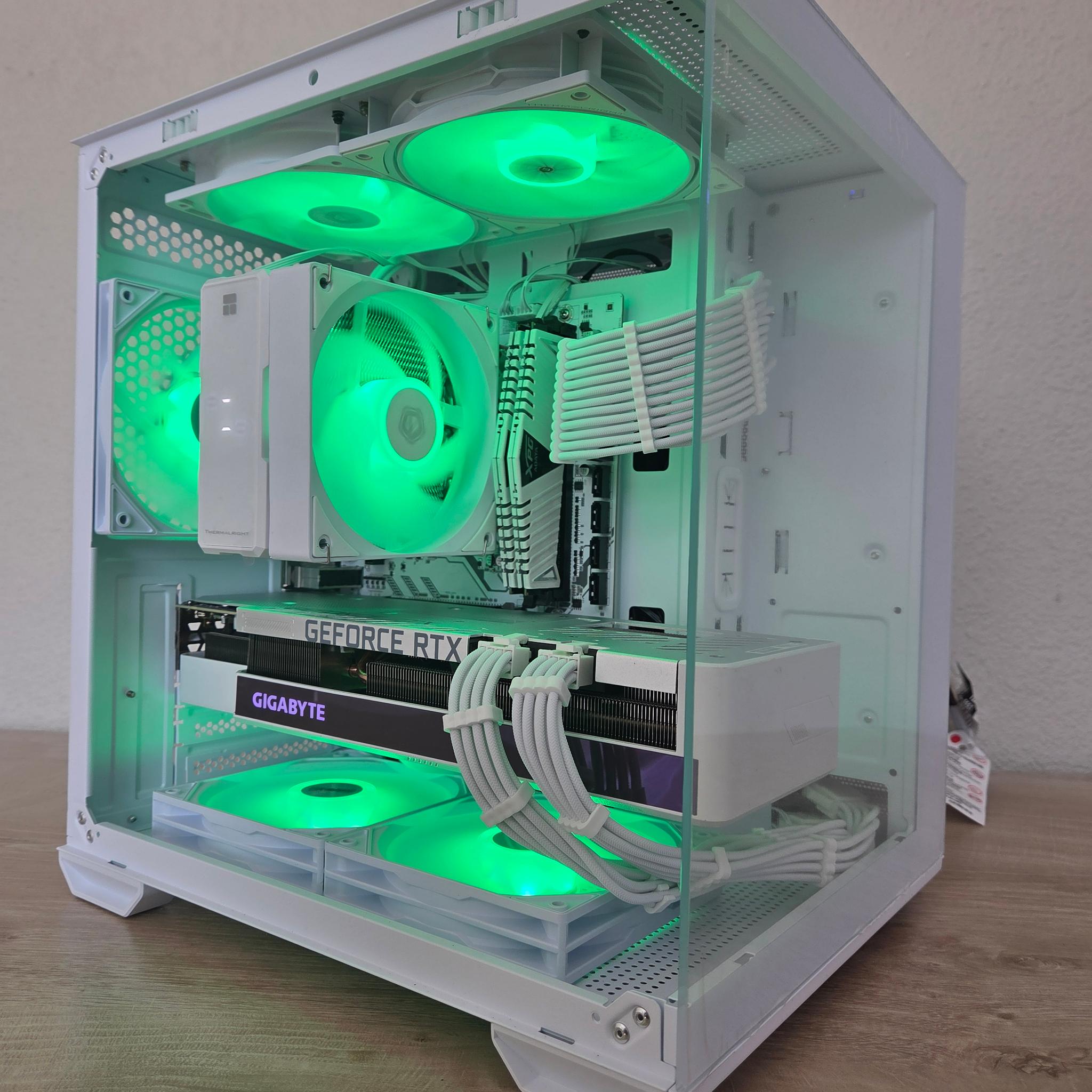 ❄️🤍 Frost vision Pro | RTX 3070 Ti Vision OC | Ryzen 5 5500 | LCD Display Cooler  🤍❄️
