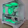 ❄️🤍 Frost vision Pro | RTX 3070 Ti Vision OC | Ryzen 5 5500 | LCD Display Cooler  🤍❄️