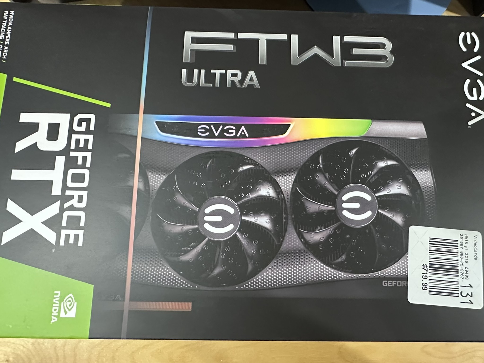 EVGA RTX 3070 FTW3 Ultra 8GB