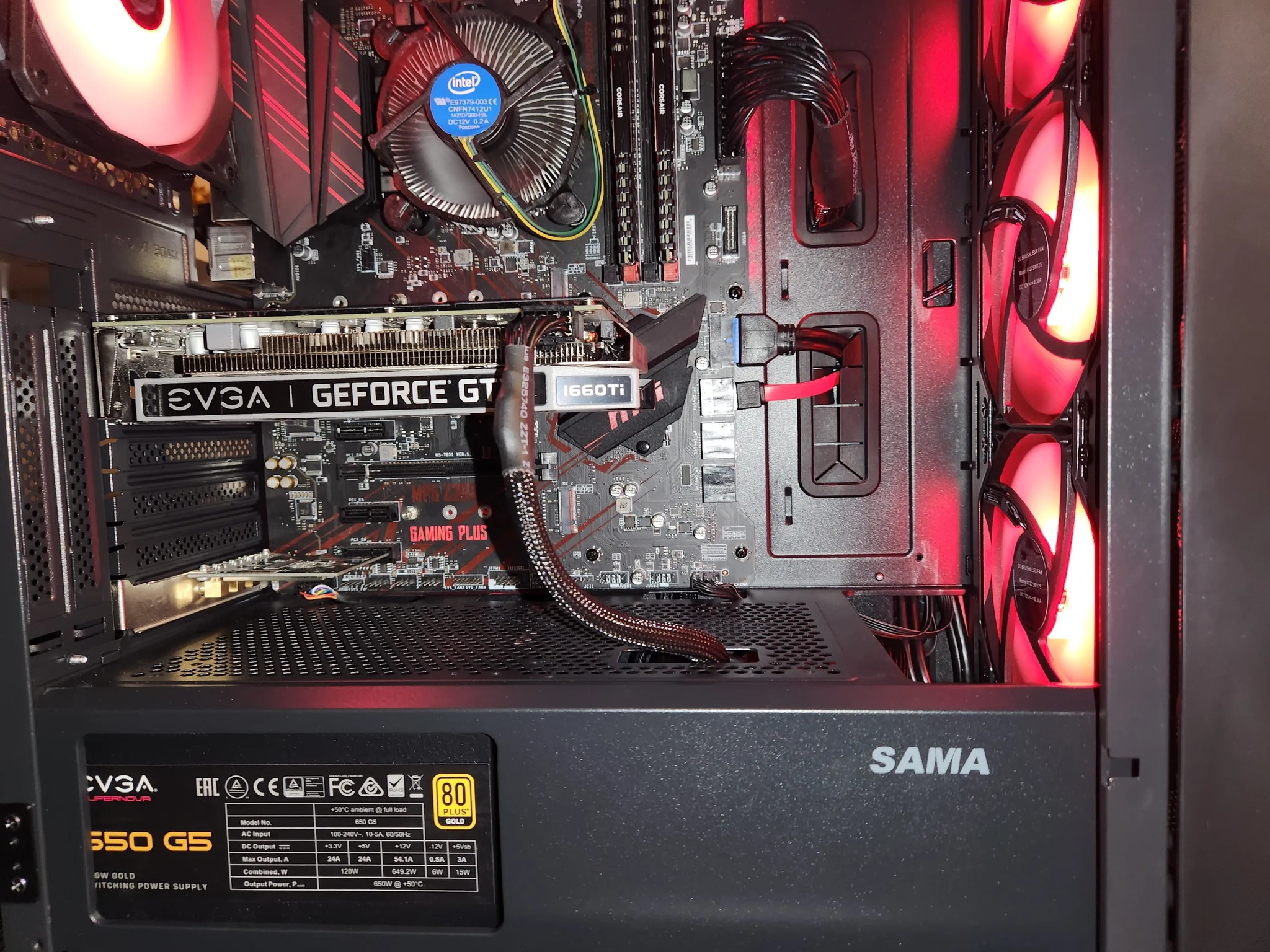 THE RED MONSTER IV GTX 1660TI/Intel I5-8600K