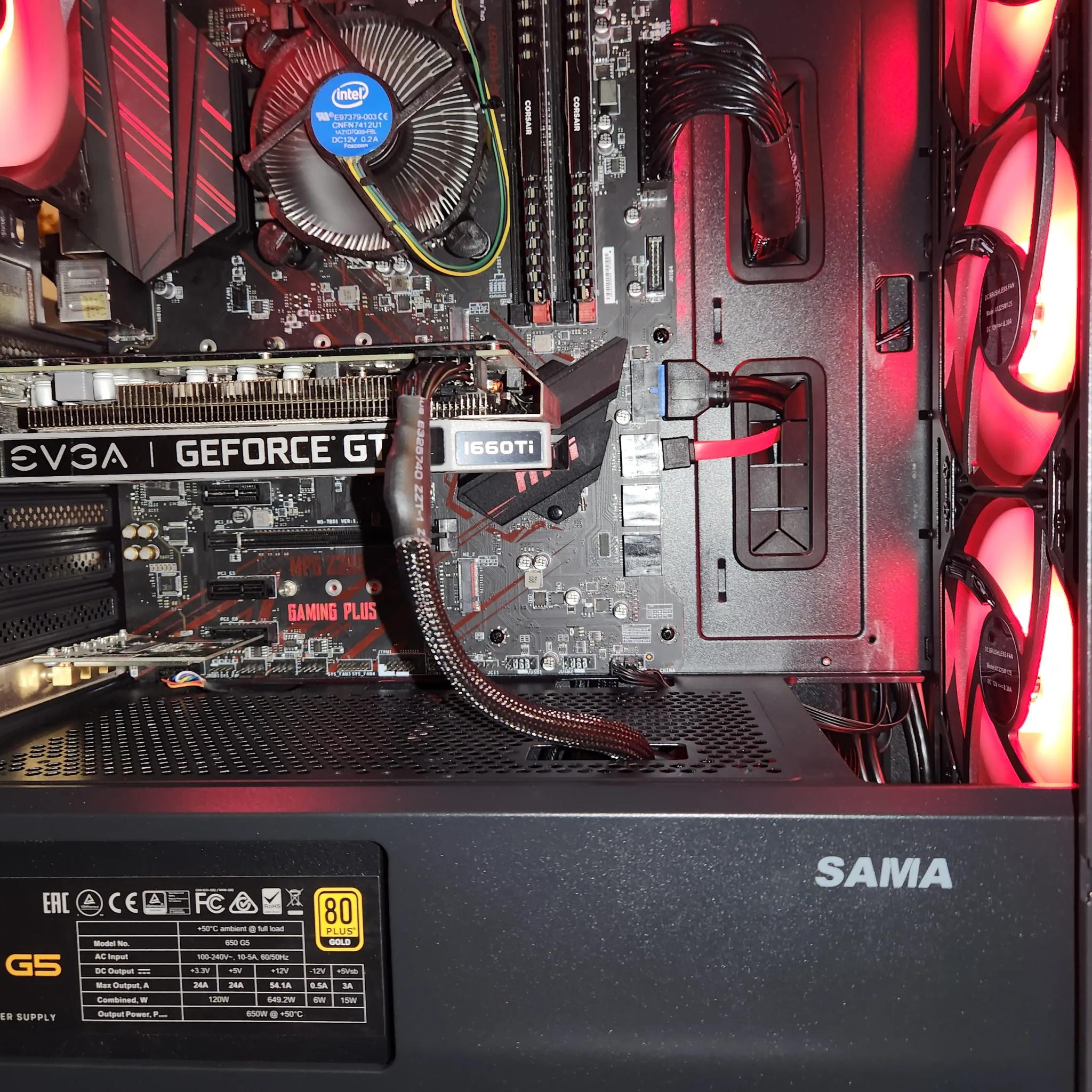 THE RED MONSTER IV GTX 1660TI/Intel I5-8600K