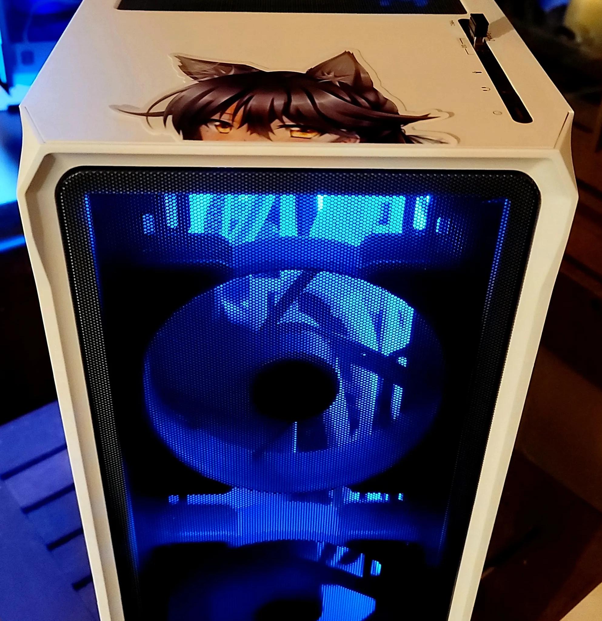 Waifu Vision-RTX 3080, i9-11900K, 1.5 Tb Samsung 980 SSDs, 32Gb, AIO, EVGA 850W