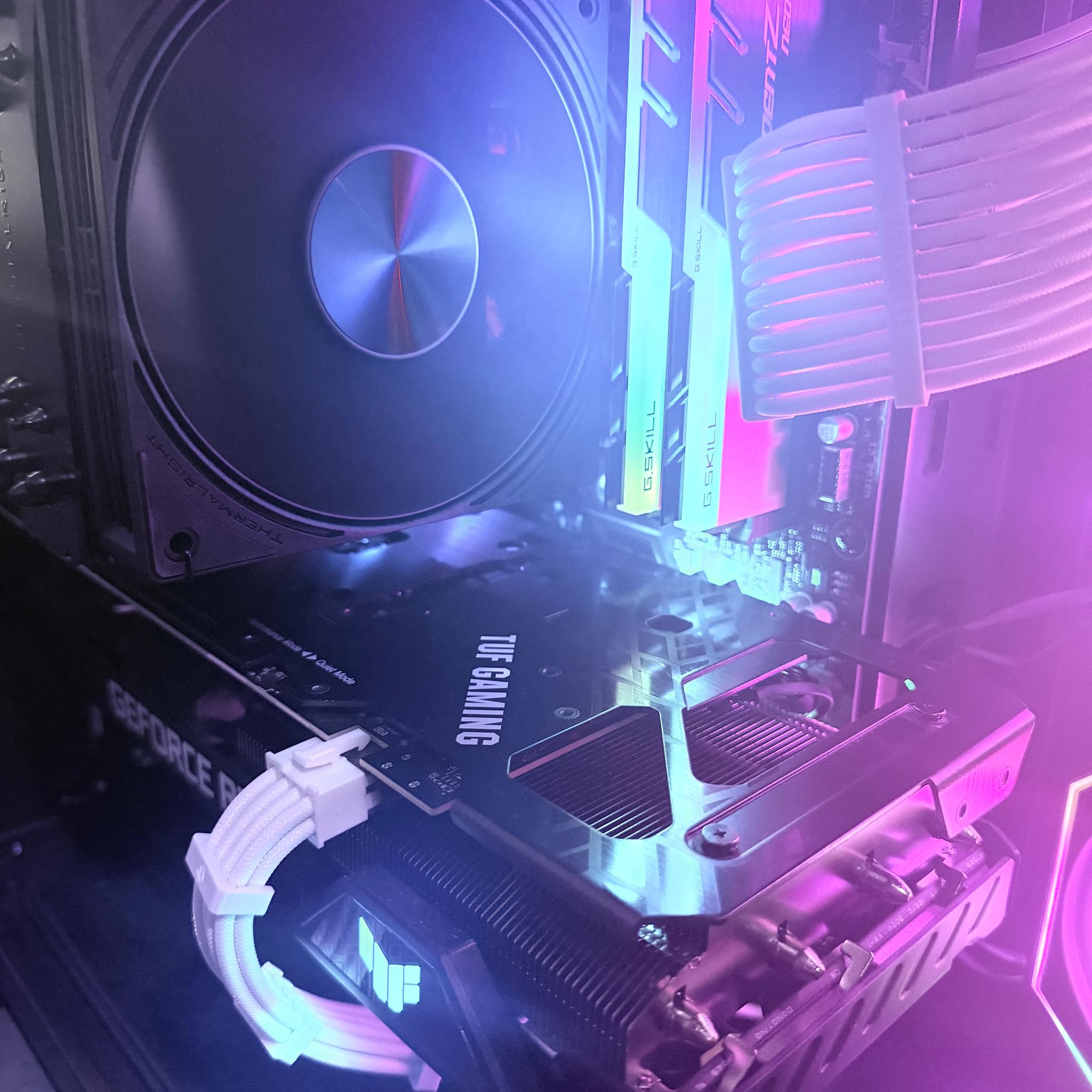 🌈"Quantum Rift"⚫️ | 1440p Gaming | RTX 3060 12GB | Ryzen 7 3700X | 32GB Ram | 1TB SSD | Free Ship