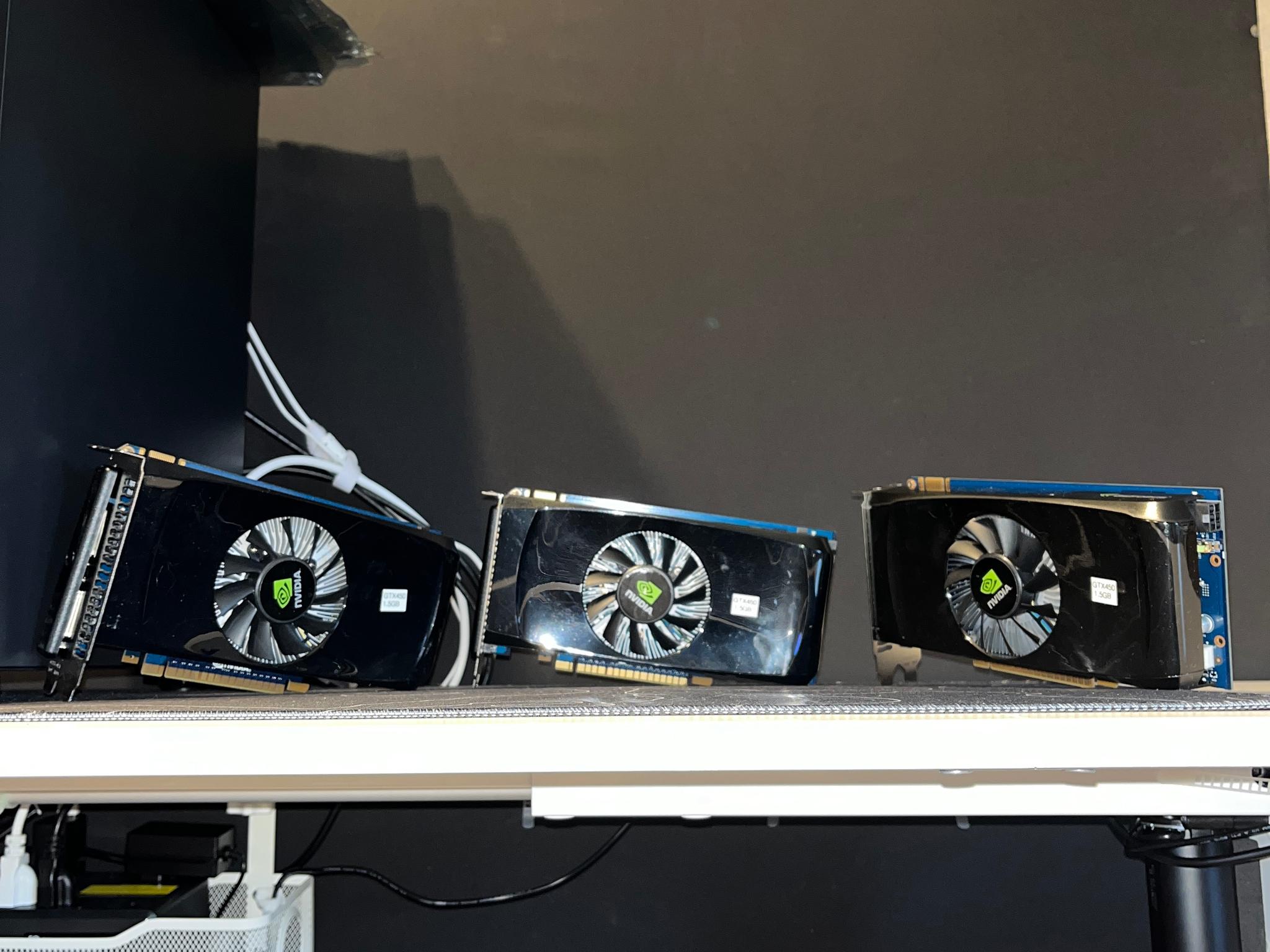 LOT OF 3 | Dell Nvidia GeForce GTS 450 1.5GB
