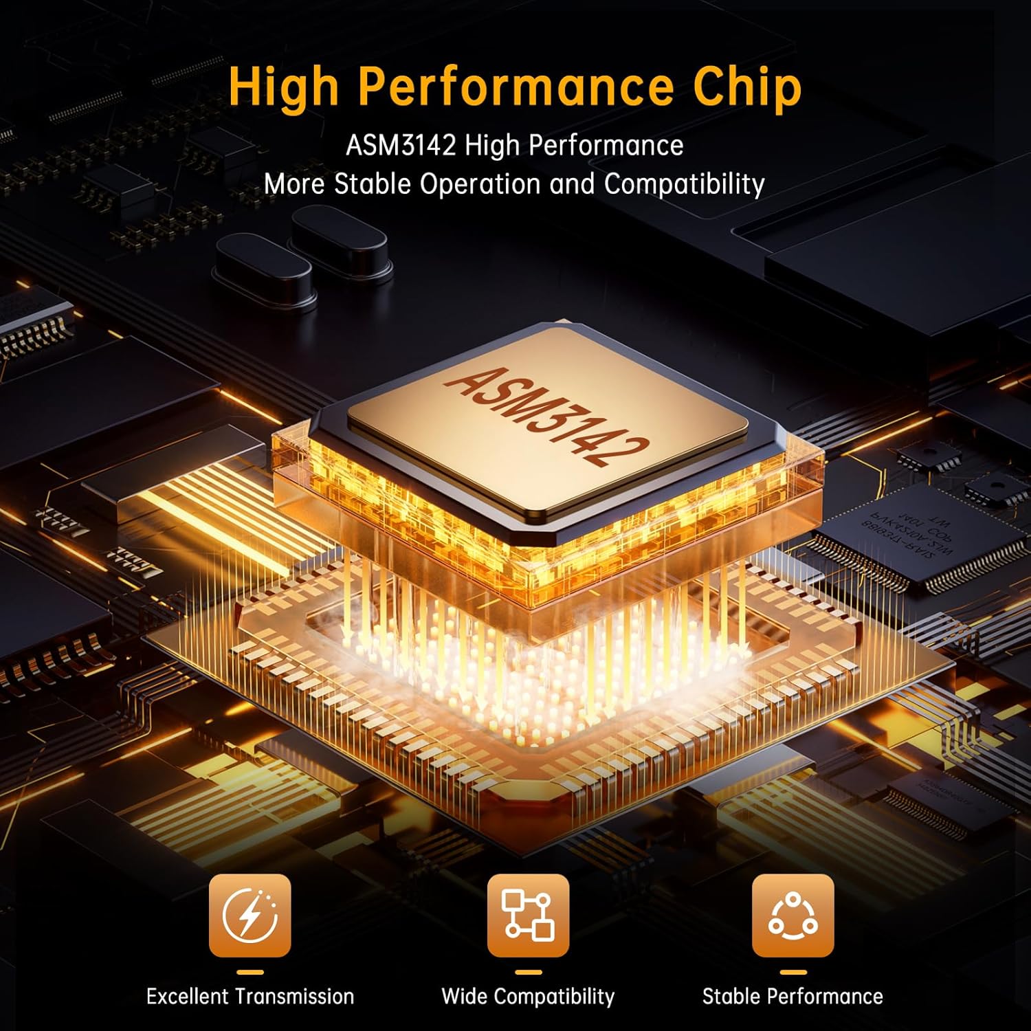 10Gbps PCIE USB C 3.2 Gen 2 Card 2-Port PCle to USB C Expansion Card PCI Express 3.0 x4 Adapter