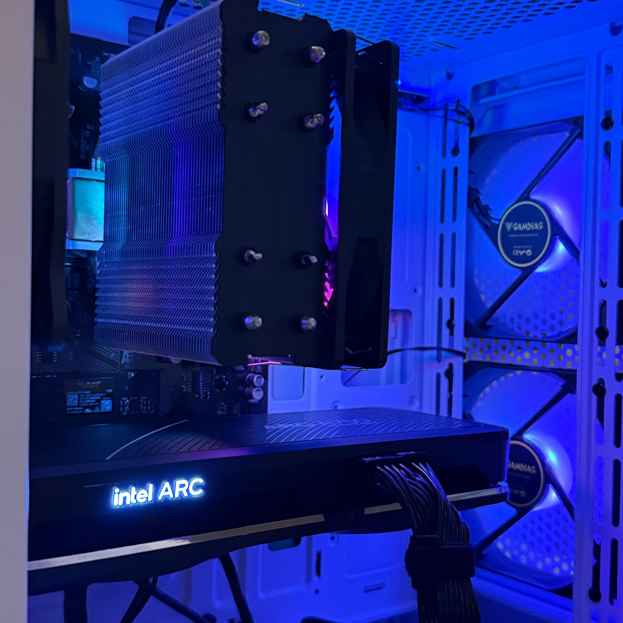 Intel ARC A750 8GB | Ryzen 5 5600G | 32GB DDR4 | 1TB NVMe | Win11 | WiFi | 1080P Gaming PC