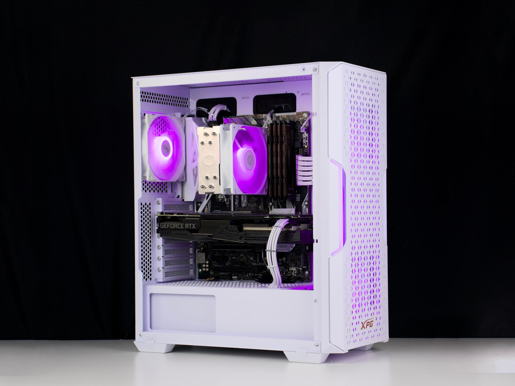 🧊❄️🧊 White Gaming PC – RTX 2060, i7 7700K, 16GB RAM, 500GB SSD - WiFi, BlueTooth 🧊❄️🧊