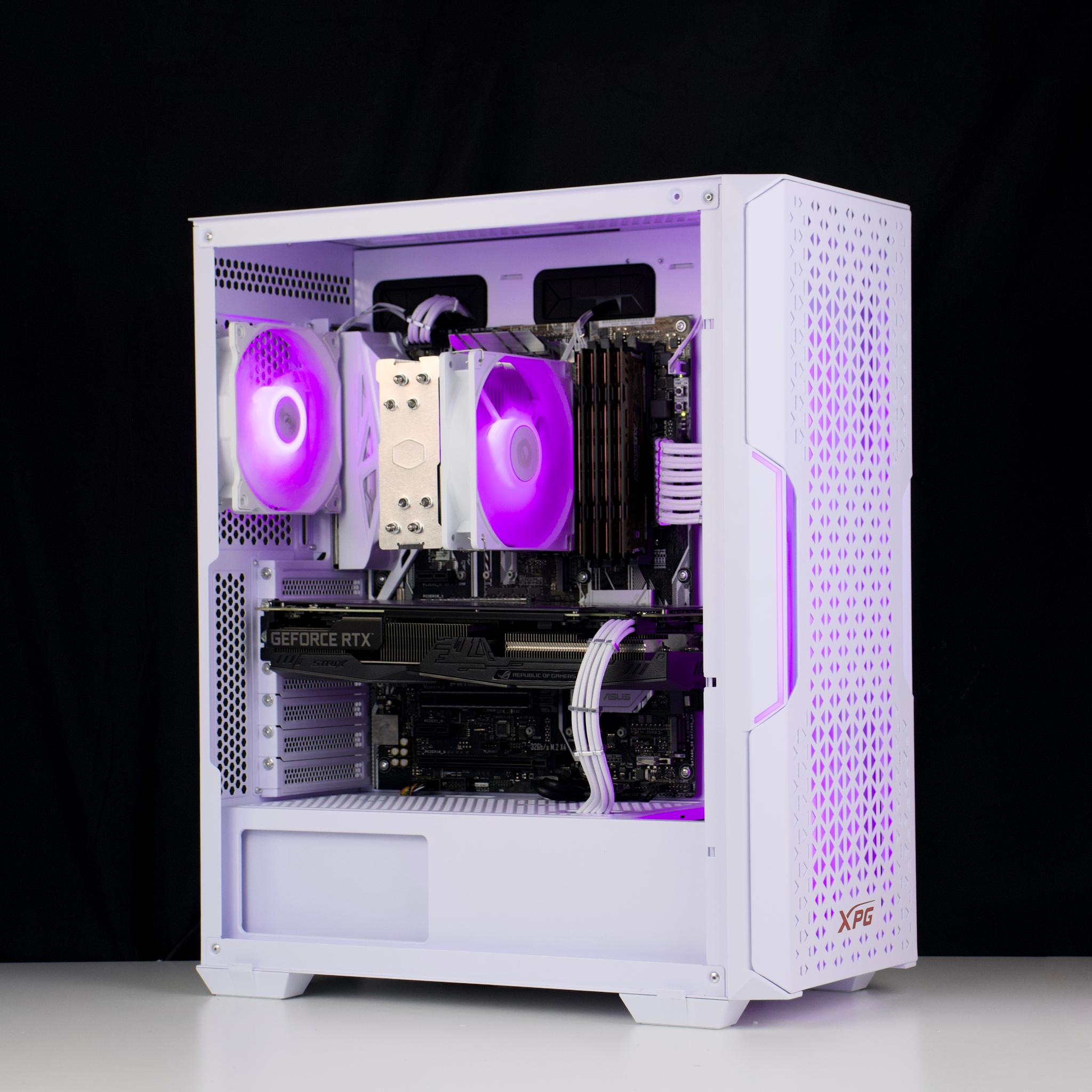 🧊❄️🧊 White Gaming PC – RTX 2060, i7 7700K, 16GB RAM, 500GB SSD - WiFi, BlueTooth 🧊❄️🧊