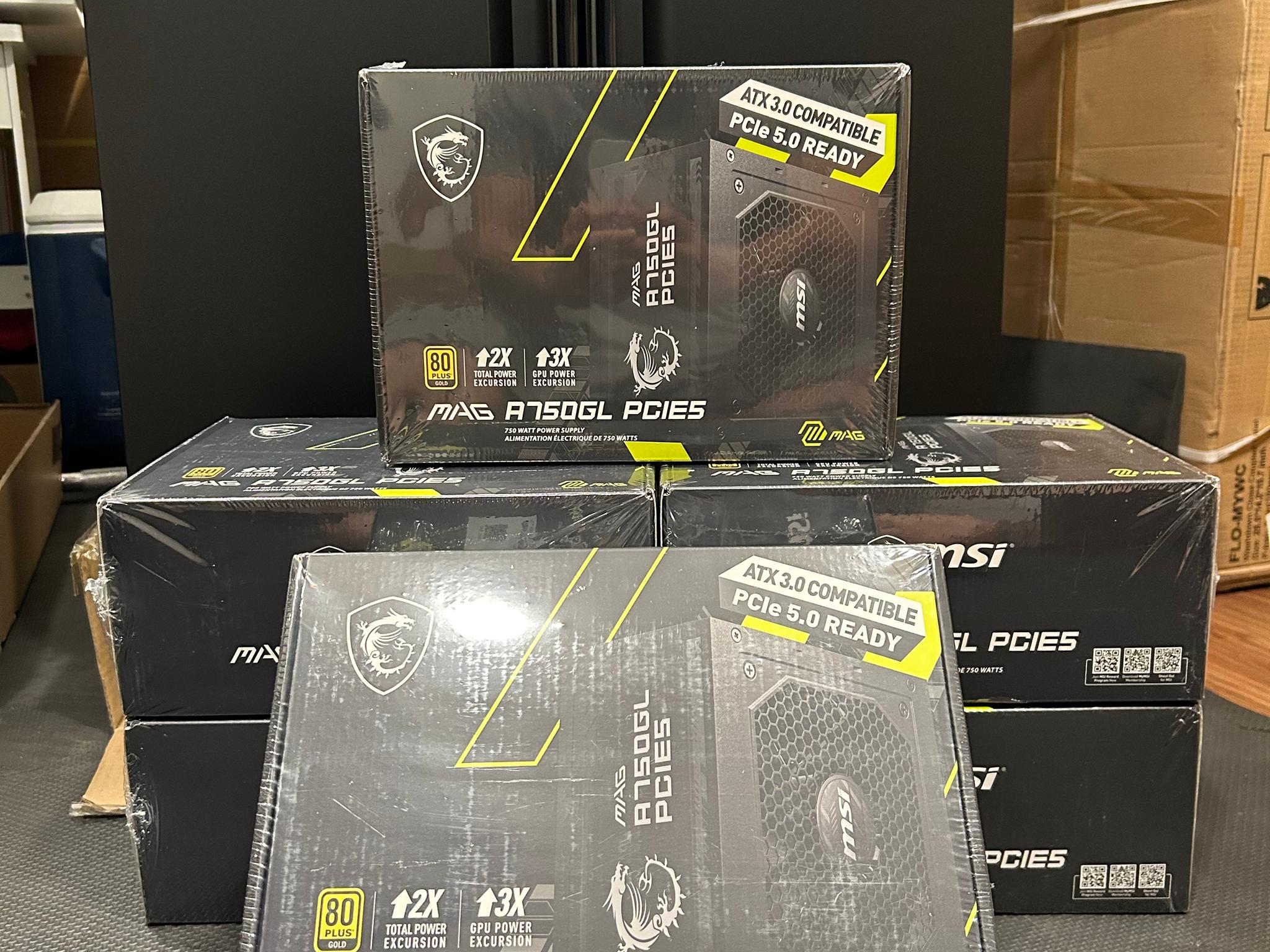 MSI MAG A750GL 80 Plus Gold / SAME DAY SHIPPING