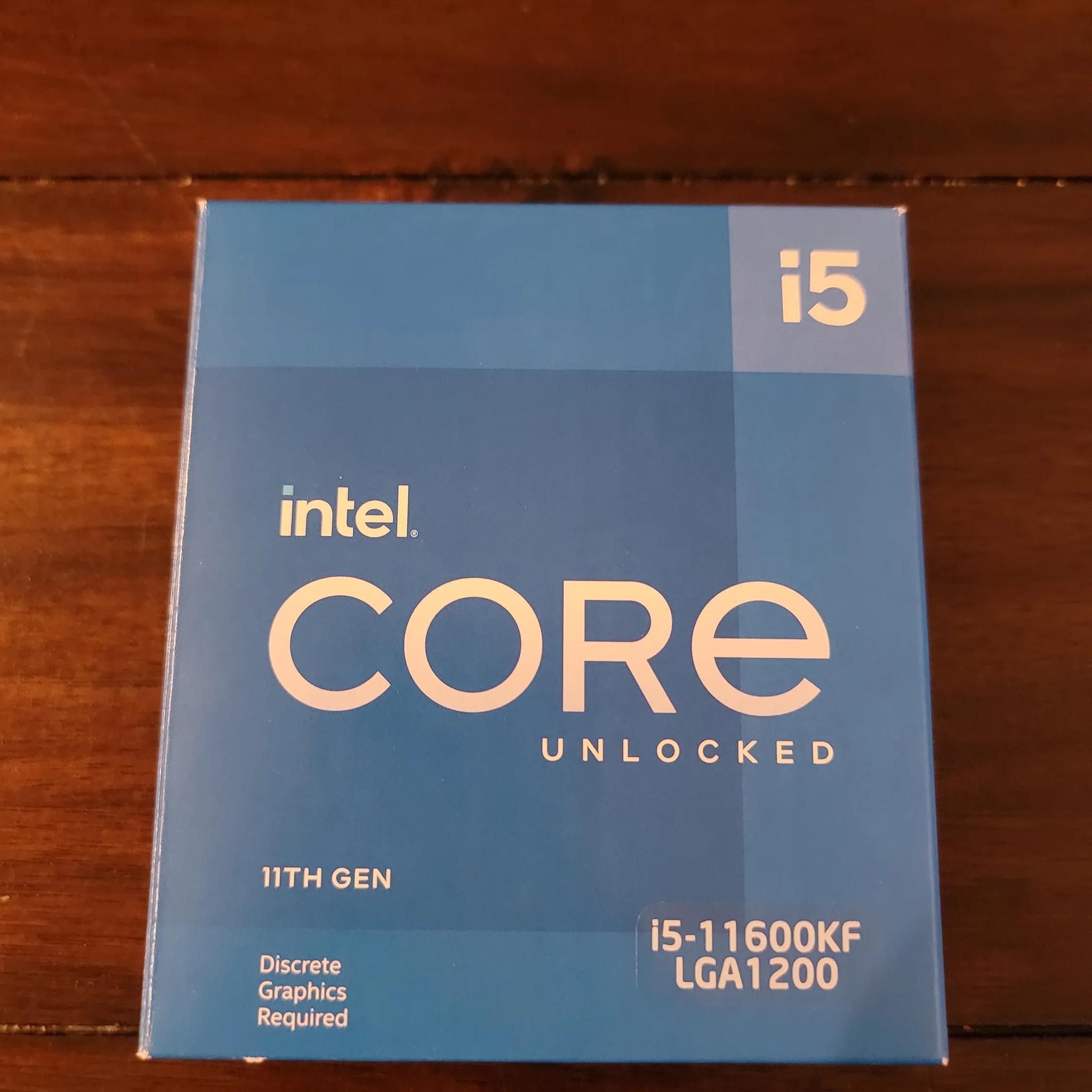 Intel Core i5-11600KF - Core i5 11th Gen Rocket Lake 6-Core 3.9 GHz LGA 1200
