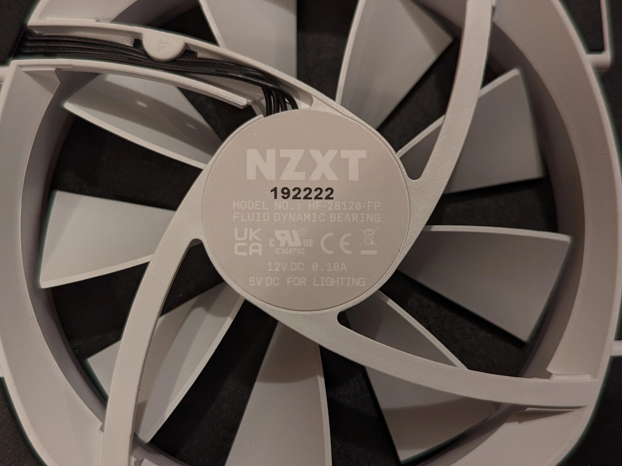 NZXT Aer RGB 2 120mm Fan (White)
