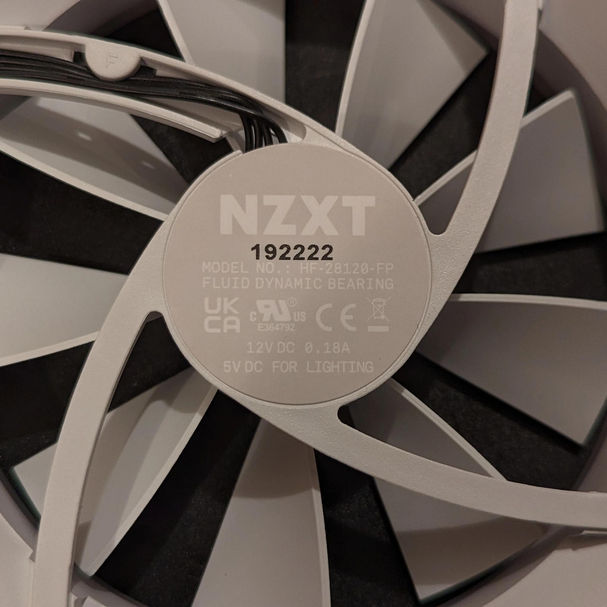 NZXT Aer RGB 2 120mm Fan (White)