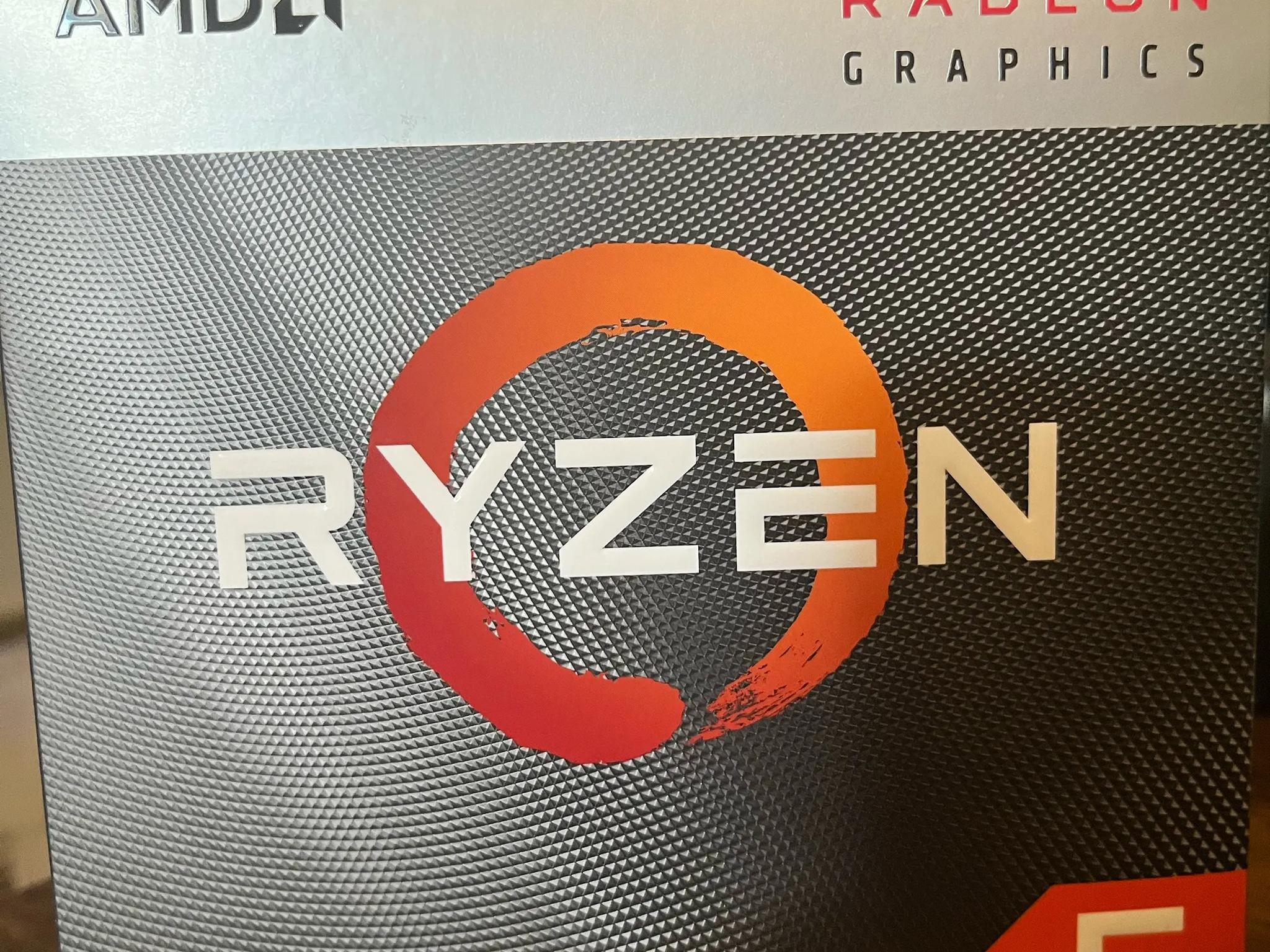 AMD Ryzen 5 3400G 4-Core 8 Thread Processor with CPU Cooler