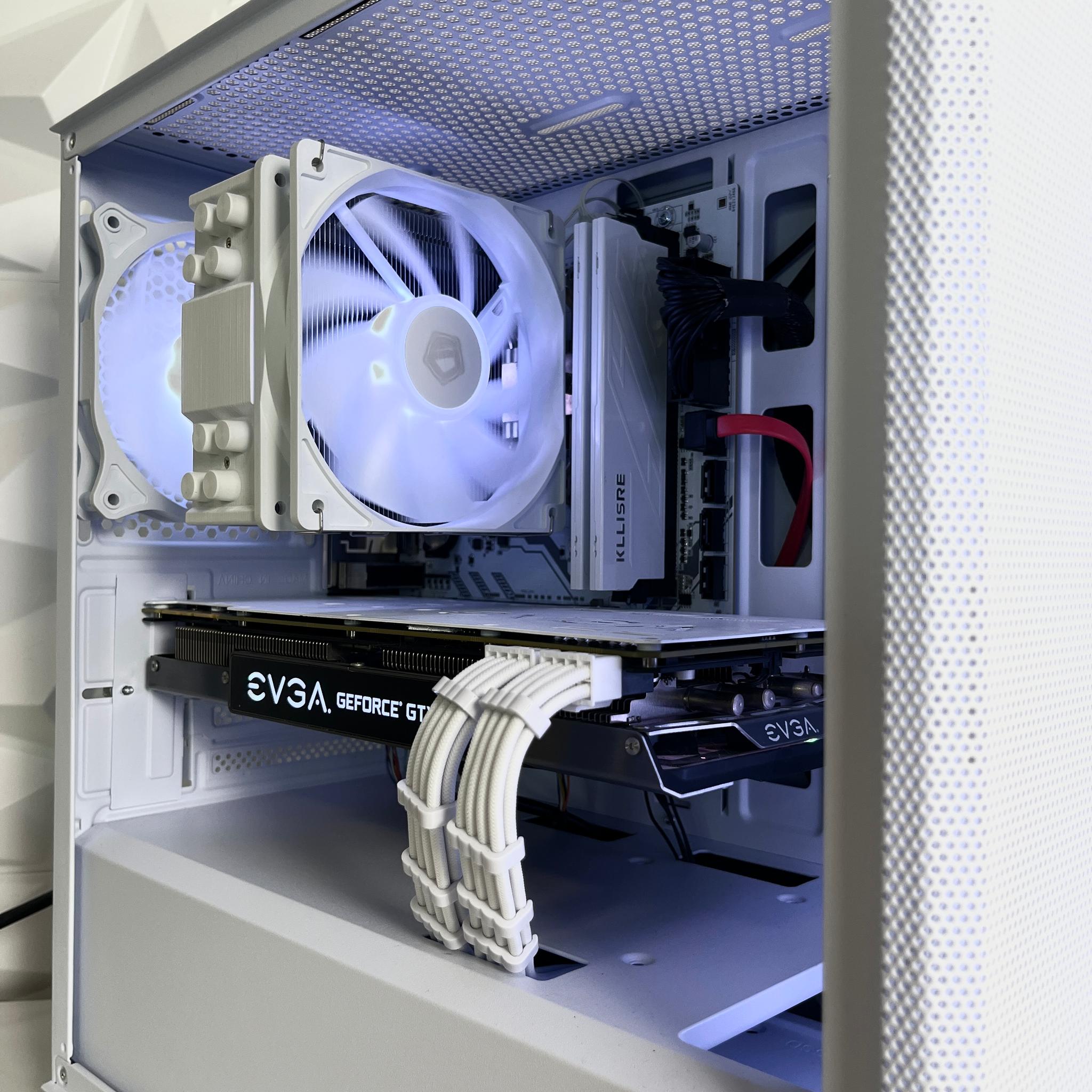 White RGB Gaming PC | Ryzen 5 + GTX 1070 8GB | 16GB