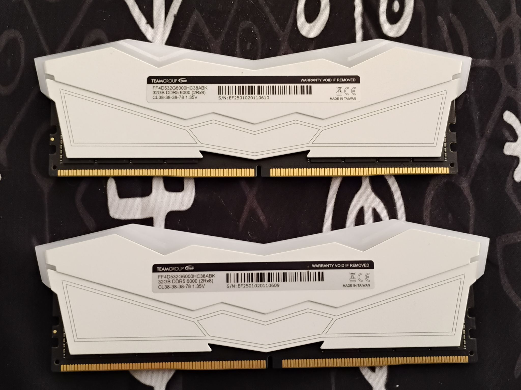 Team Group T-Force Delta RGB 64Gb DDR5 6000 (CL 38) Desktop Memory - White