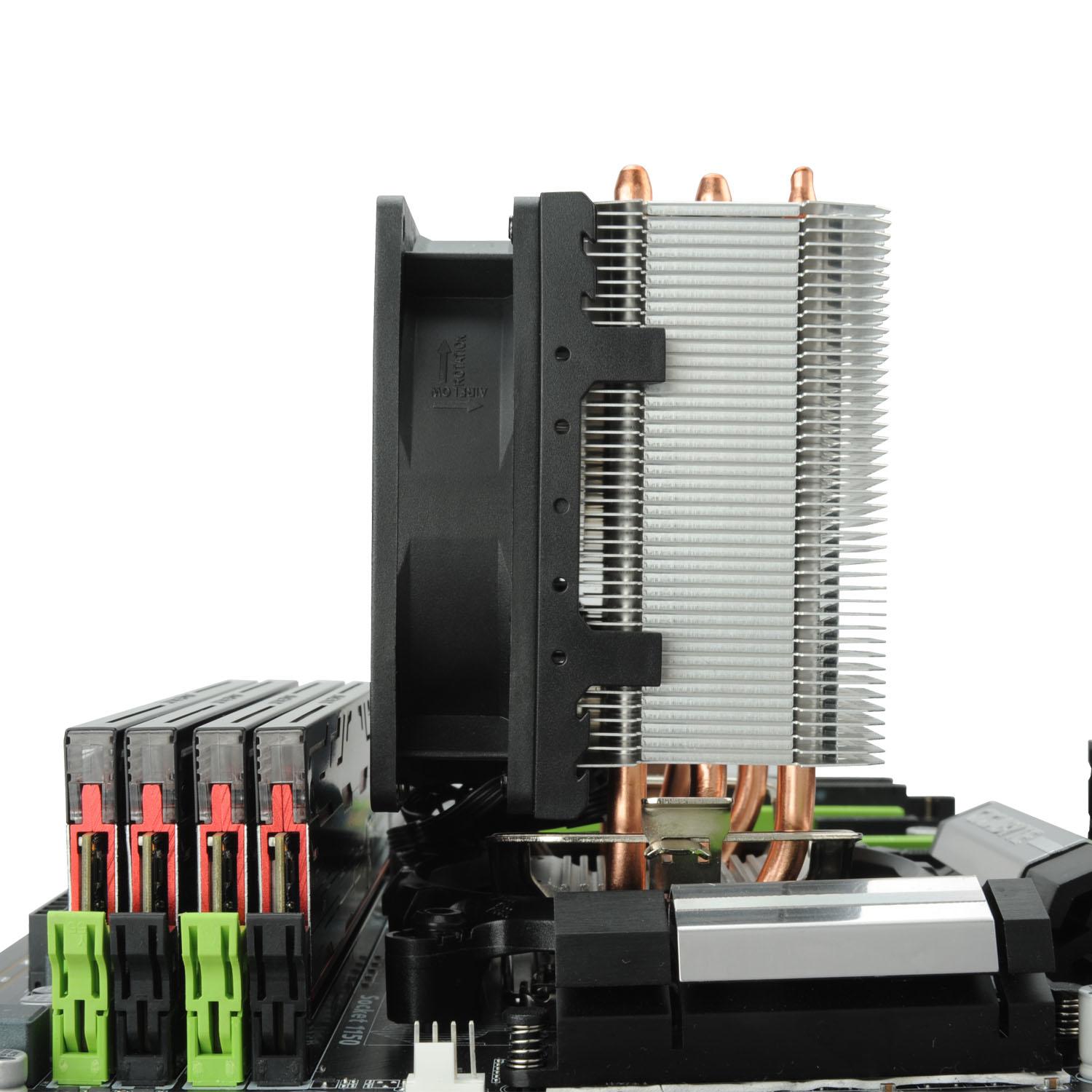 Enermax ETS-N31 CPU Air Cooler, 130W+ TDP, 3 Direct Heat Pipes, 92mm PWM Fan – 3 Pack