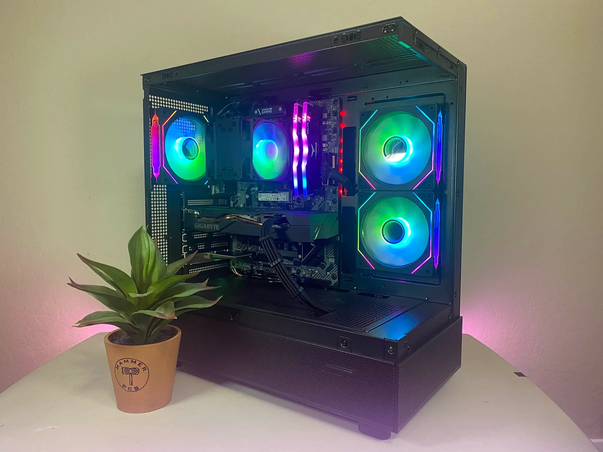 ⚙️Custom Built RGB Gaming PC⚙️| RTX 2070, Ryzen 5, 2TB Storage, Win11 | CoD, GTA, Cyberpunk, More!