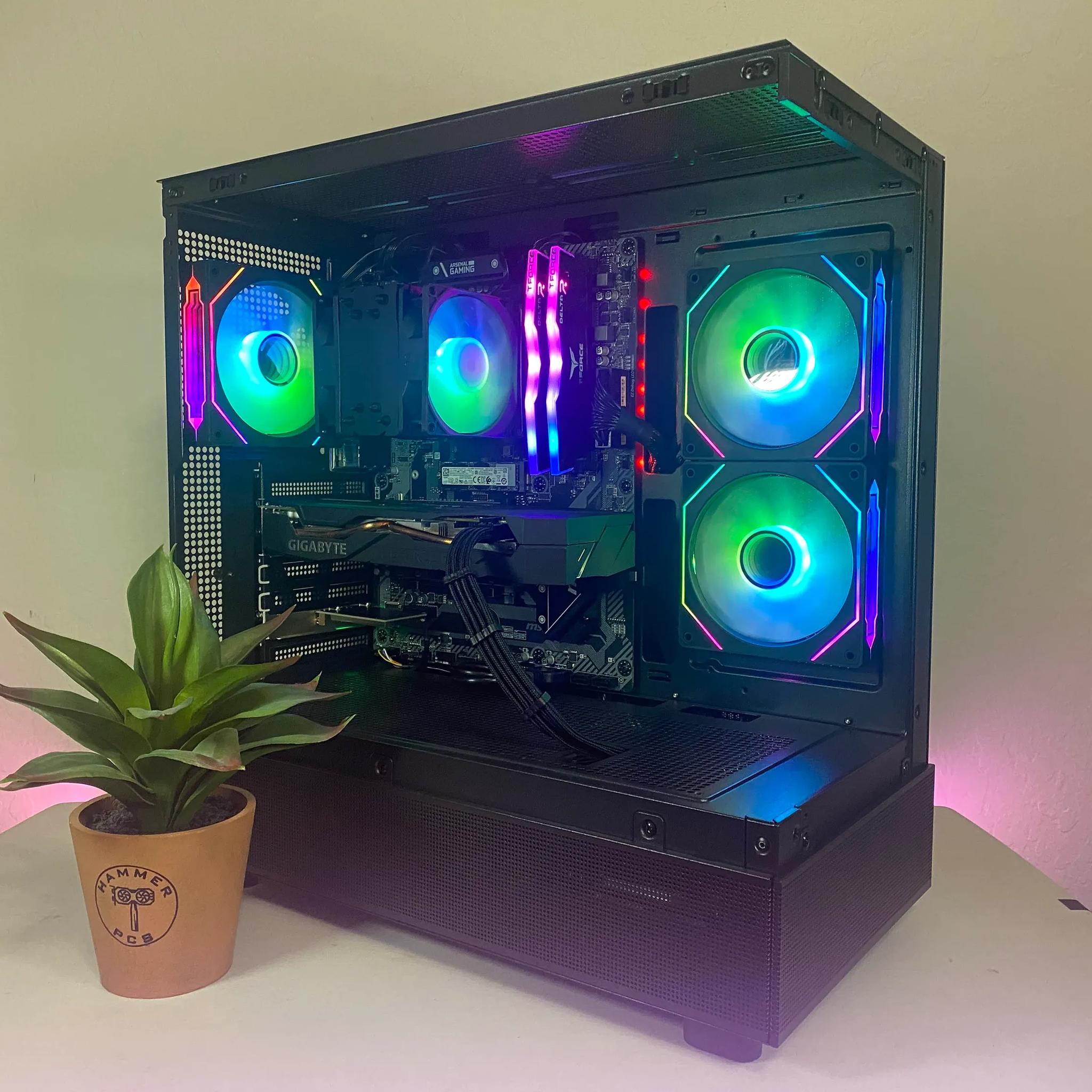 ⚙️Custom Built RGB Gaming PC⚙️| RTX 2070, Ryzen 5, 2TB Storage, Win11 | CoD, GTA, Cyberpunk, More!