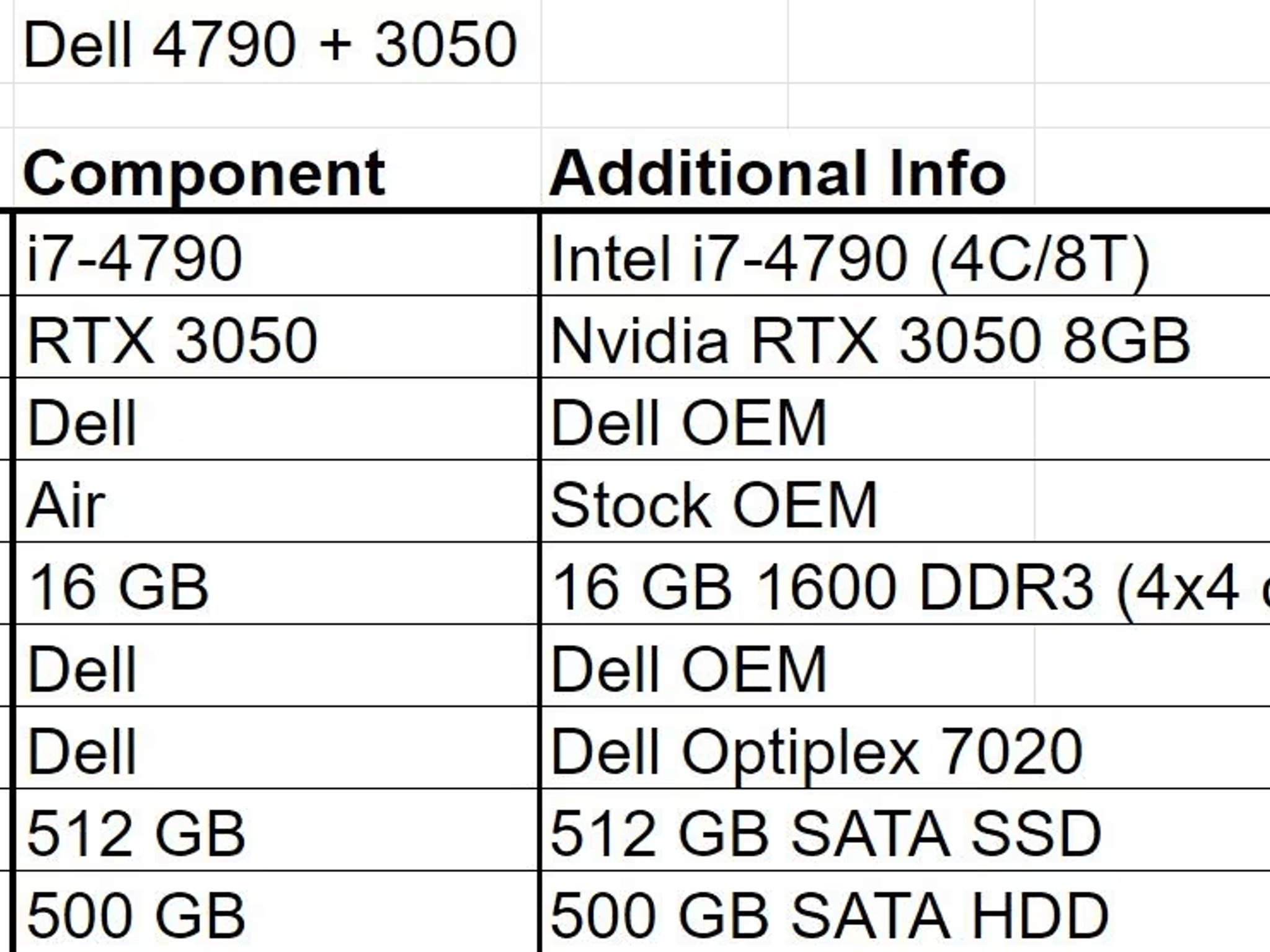 RTX 3050 machine, ugly but solid!!