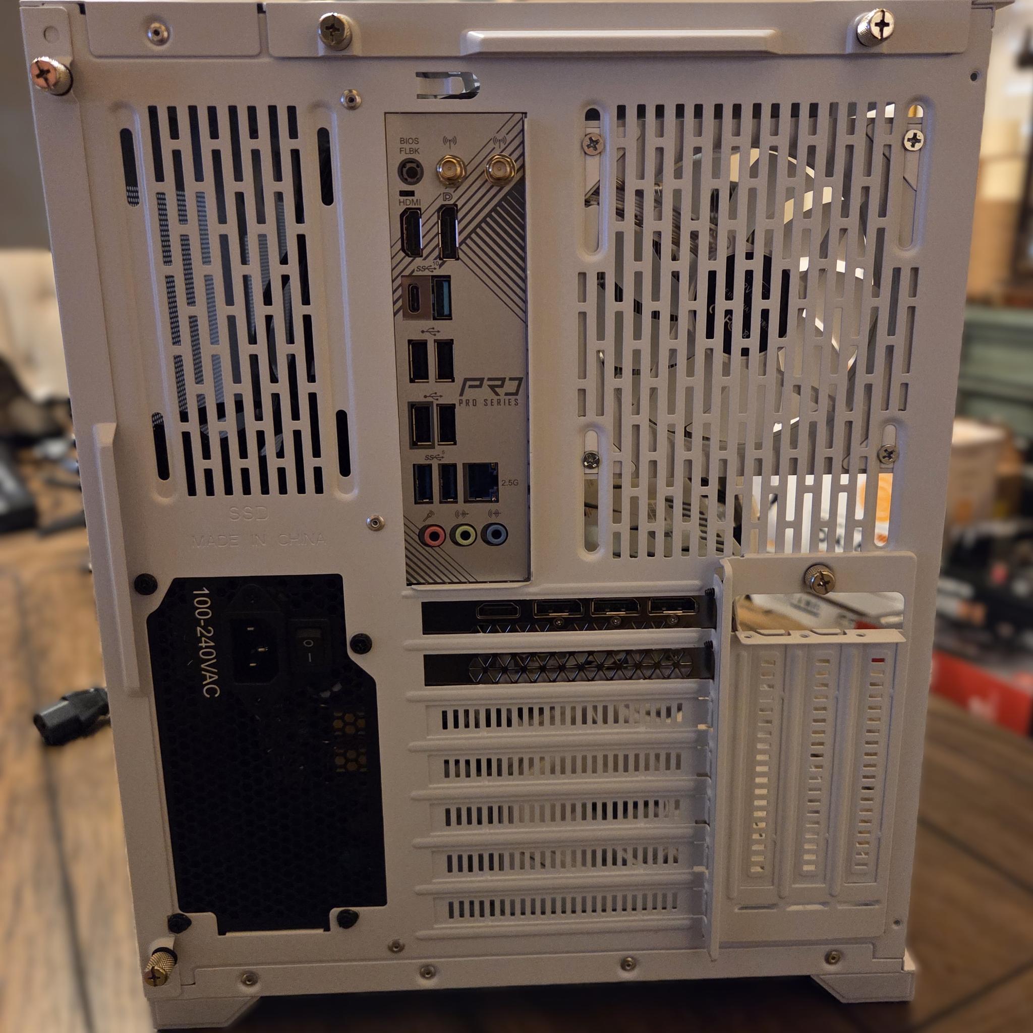 The White Lotus! 🤍| White RTX 3070 Gaming PC | Ryzen 5 7500F | 32GB DDR5 | 1TB NVMe | Temp Display