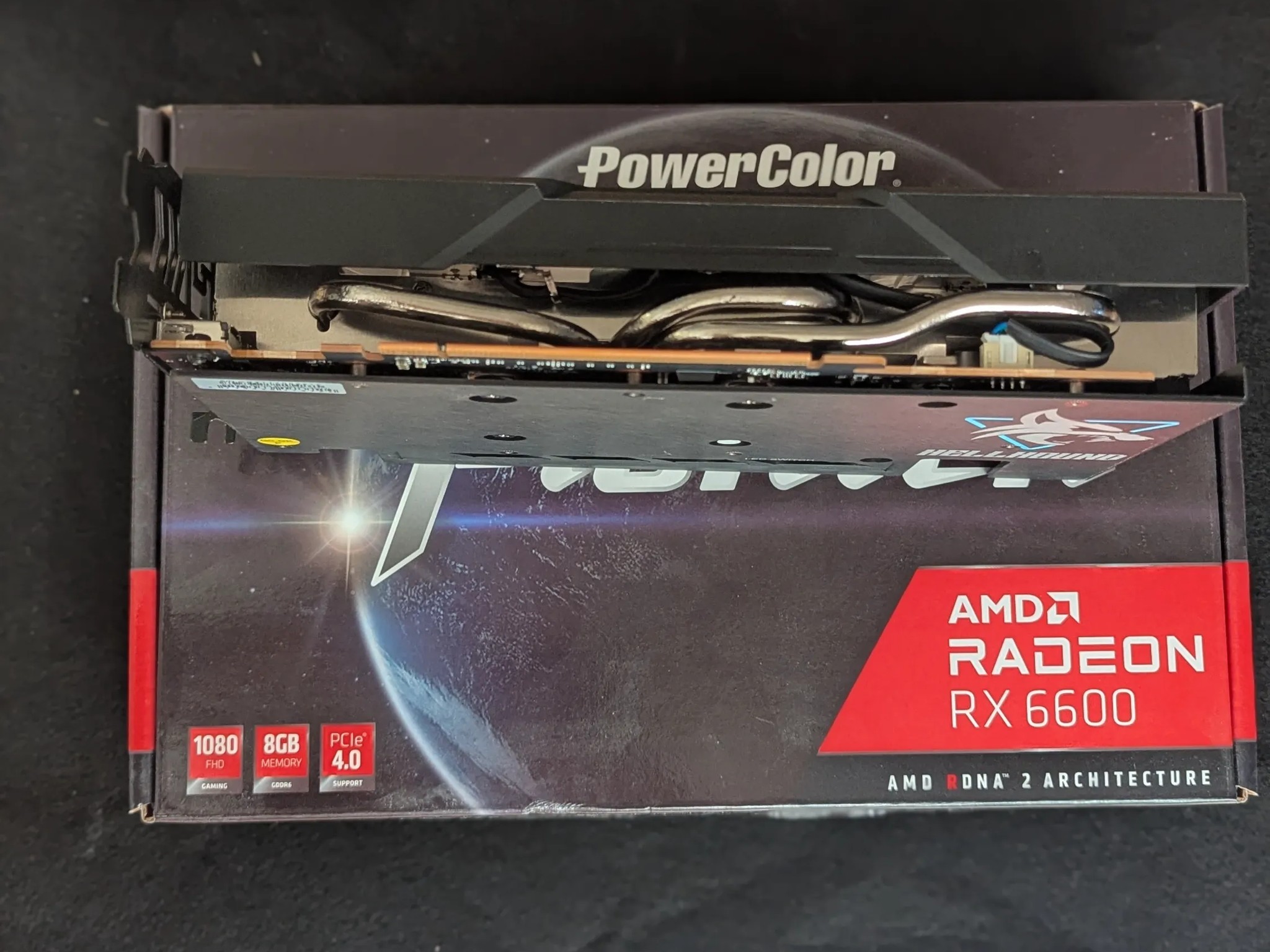 🐺 PowerColor Hellhound RX 6600 – 1080p Gaming Beast | Cool & Efficient 🎮