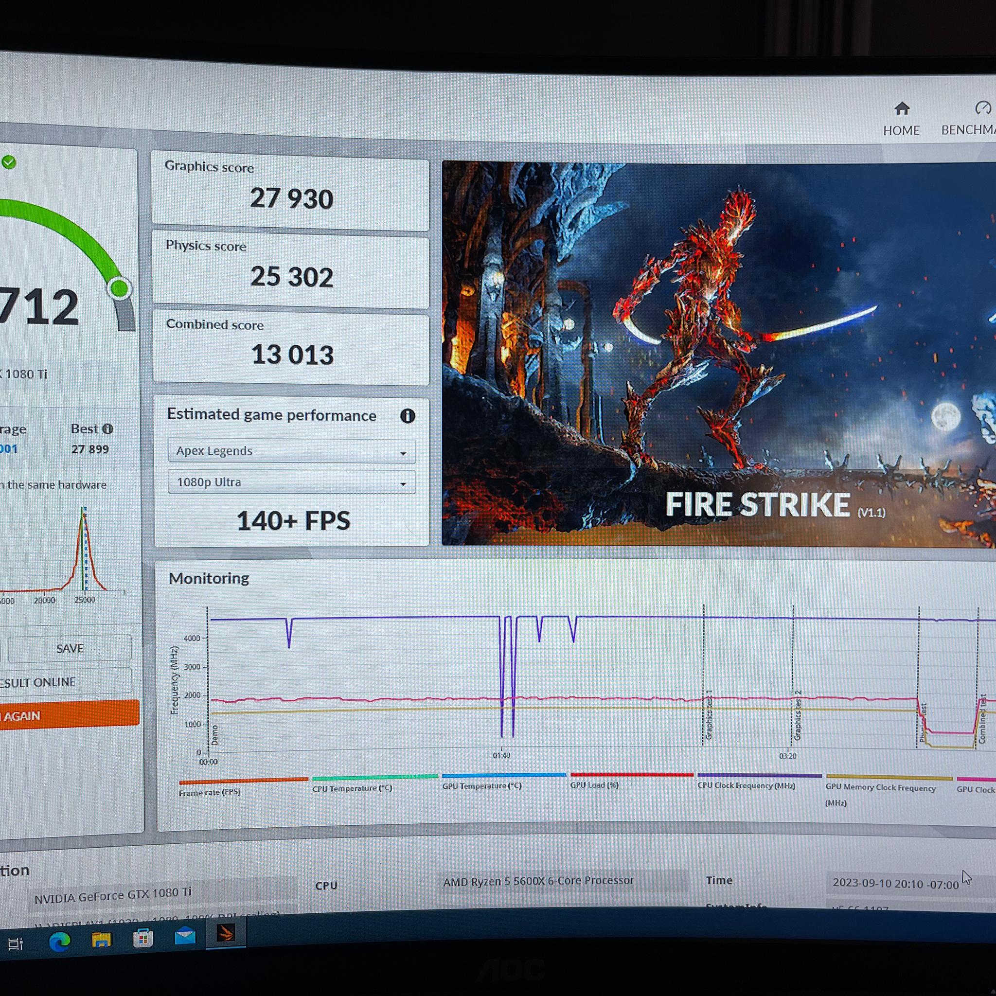 1080 Ti + Ryzen 5 5600X