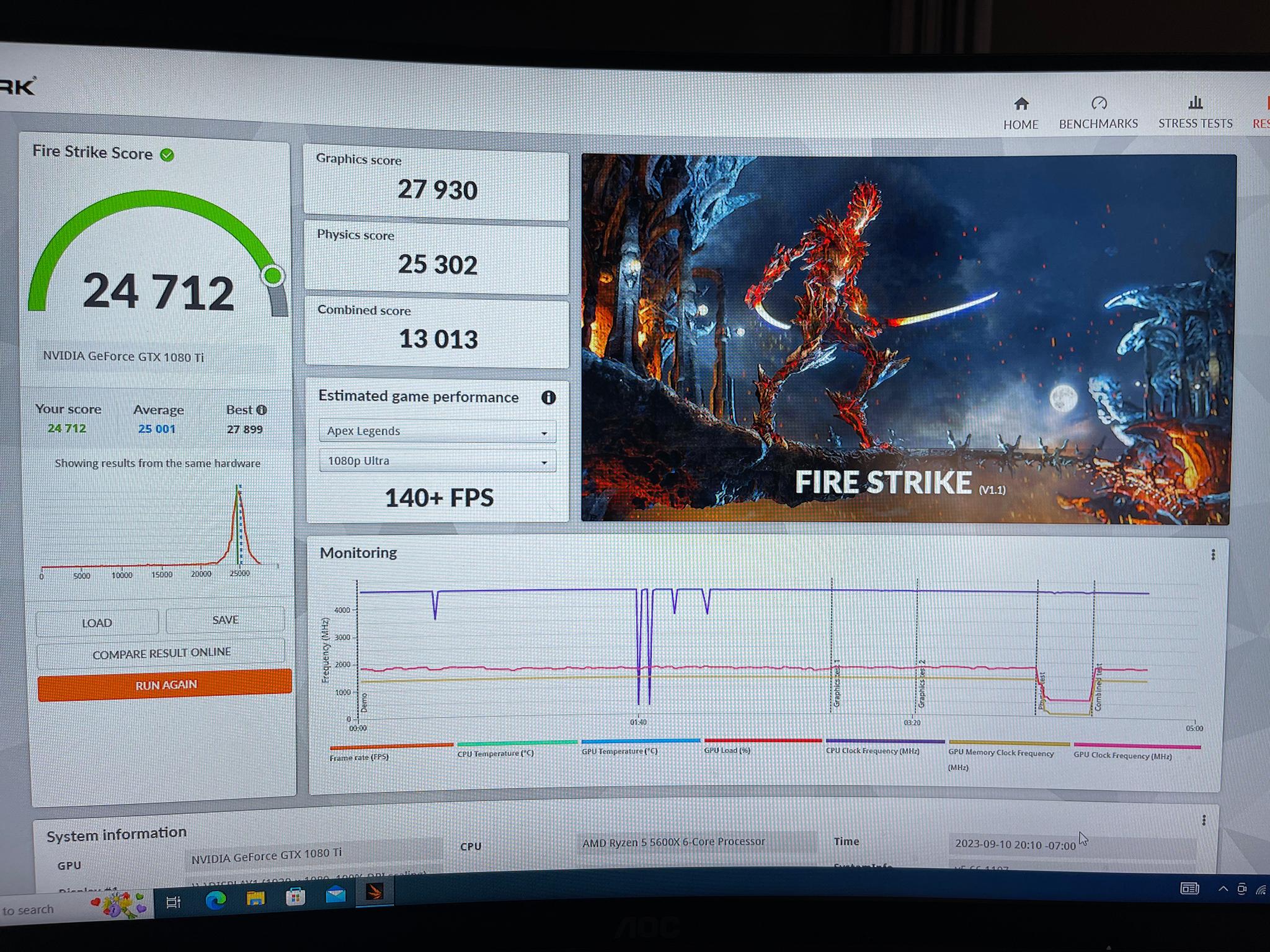 1080 Ti + Ryzen 5 5600X