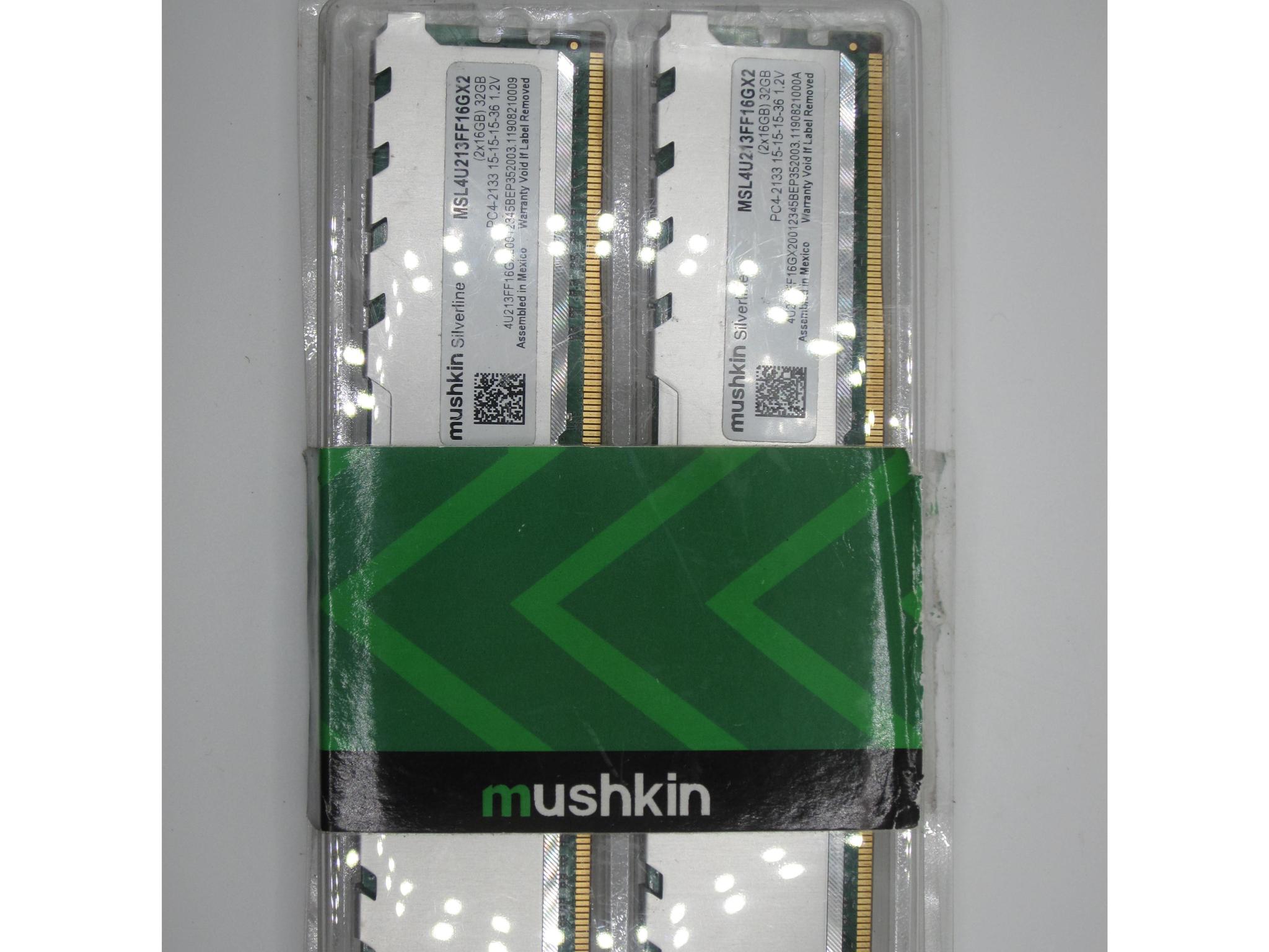 Mushkin Enhanced Silverline DDR4 2133 (PC4 17000) Desktop Memory Kit (Model: MSL4U213FF16GX2)