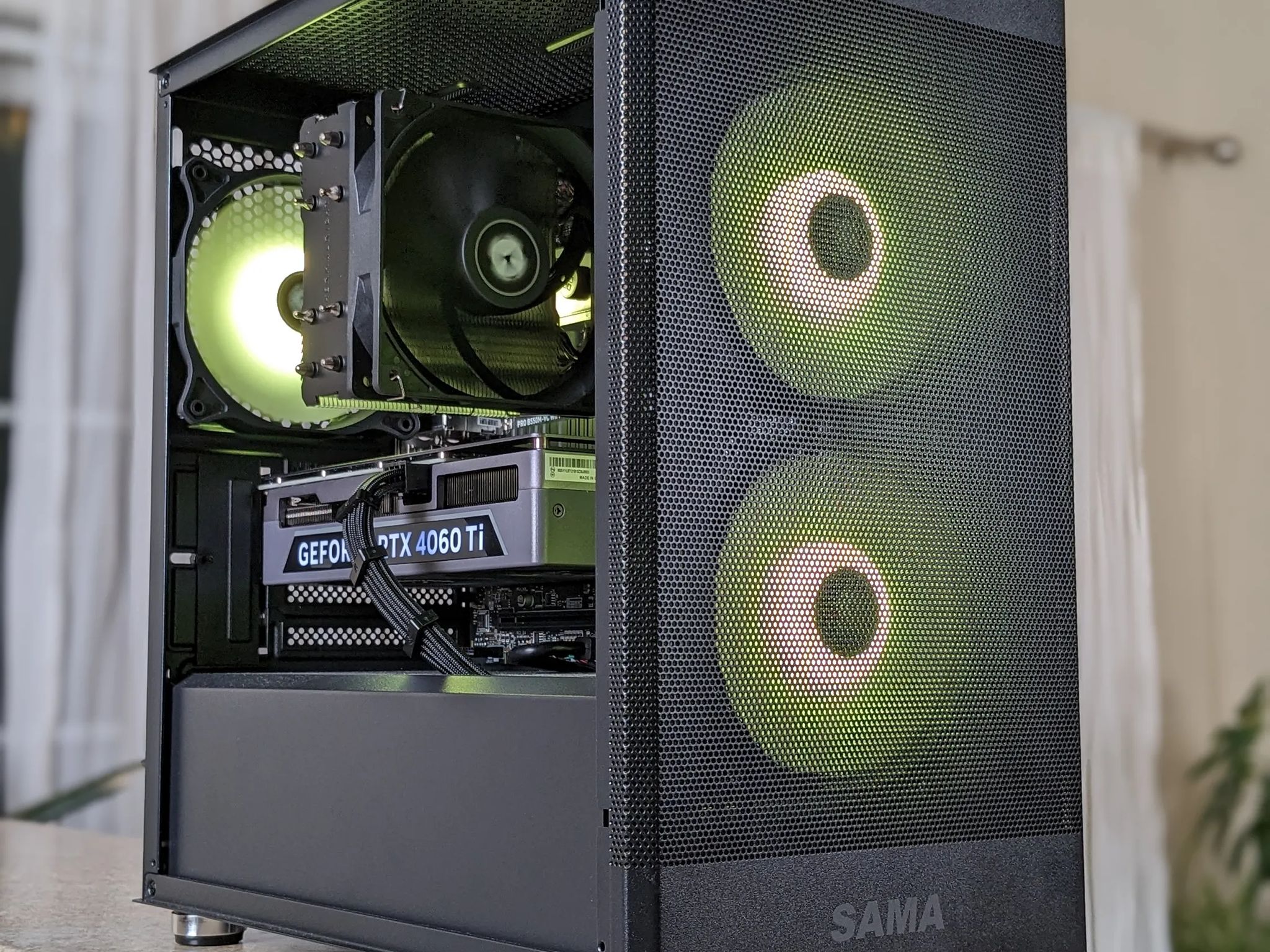Mid Range Ryzen RGB Gaming PC - Ryzen 5 5600G - RTX 4060 Ti