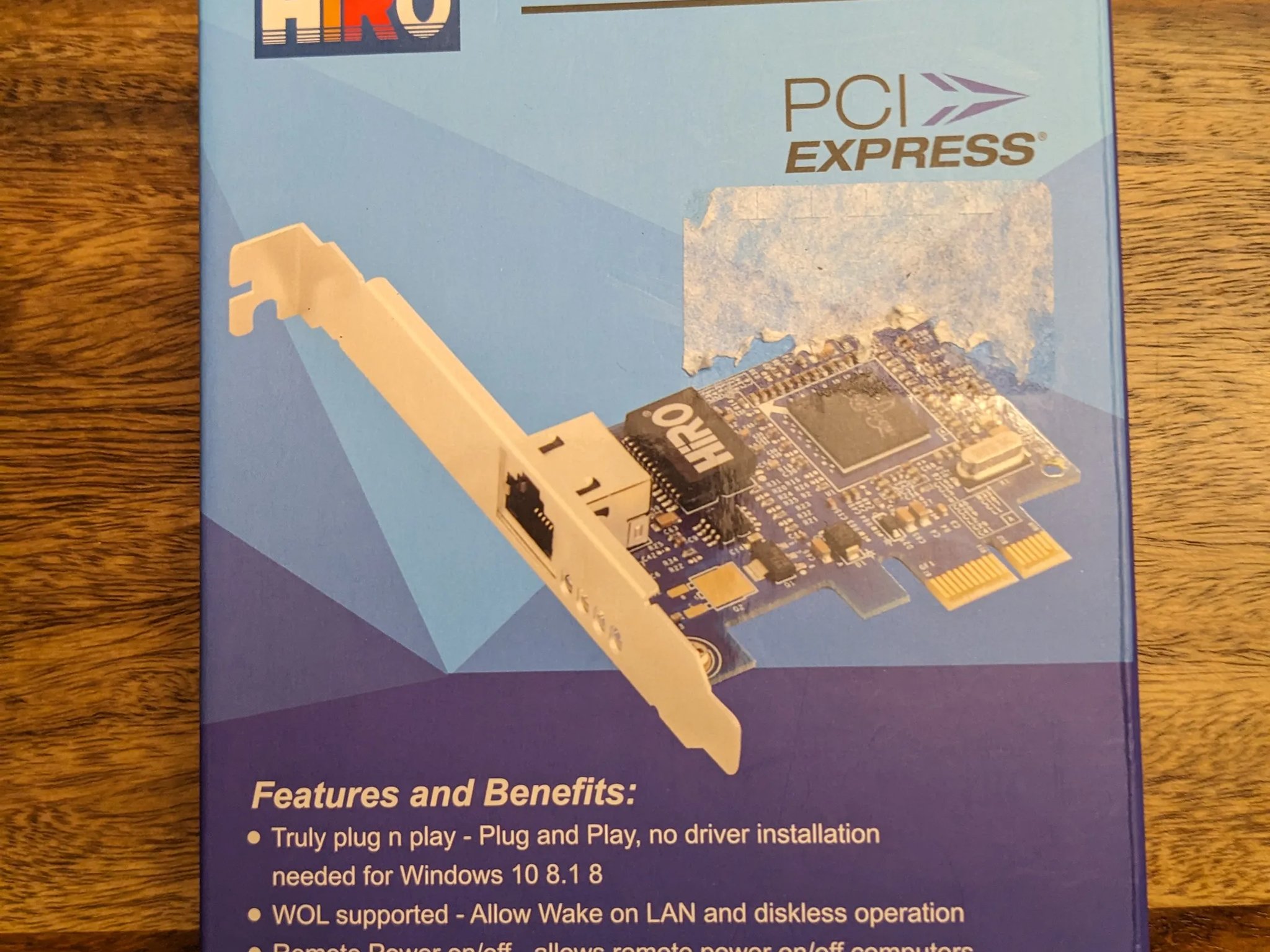 BNIB PCIe Gigabit network adapter