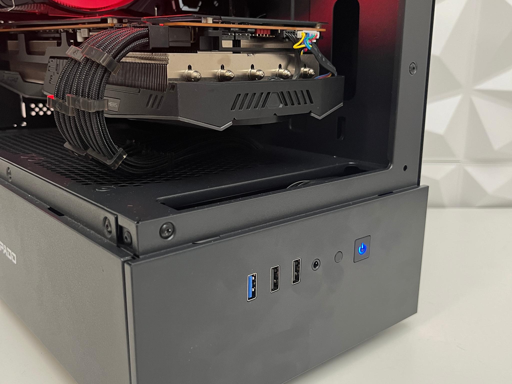 🔴⚫️ | Black RGB Gaming PC | Ryzen 5 5500 + RX 5700 XT 8GB | 16GB