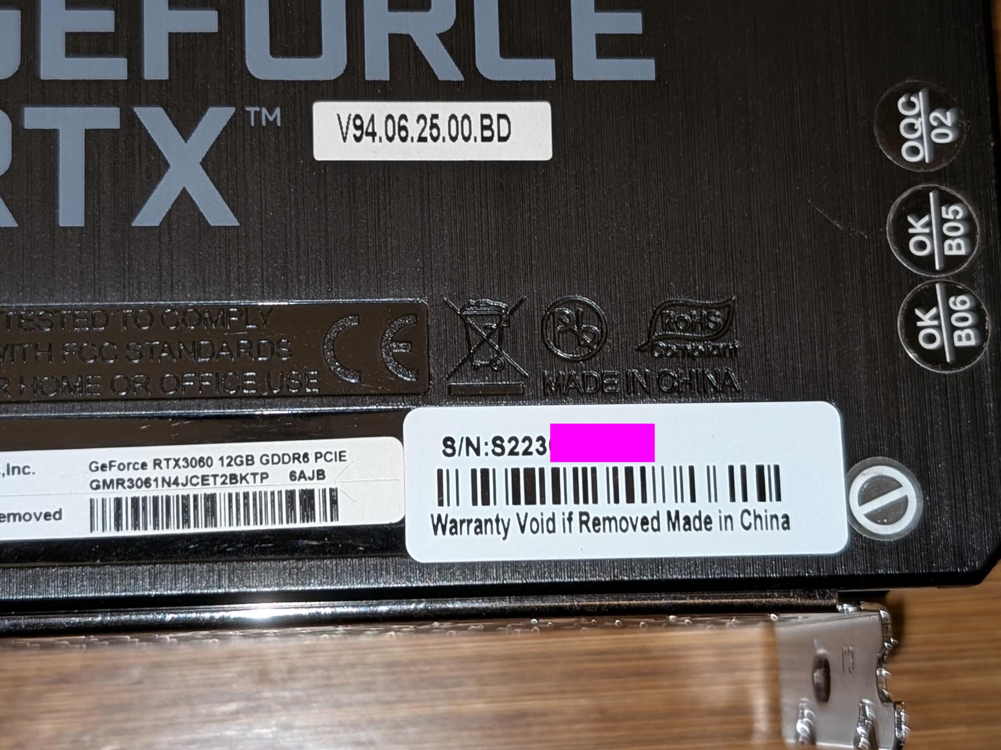 [PRE-OWNED] PNY GeForce RTX 3060 12GB GDDR6 XLR8 Gaming REVEL EPIC-X RGB Dual Fan Edition